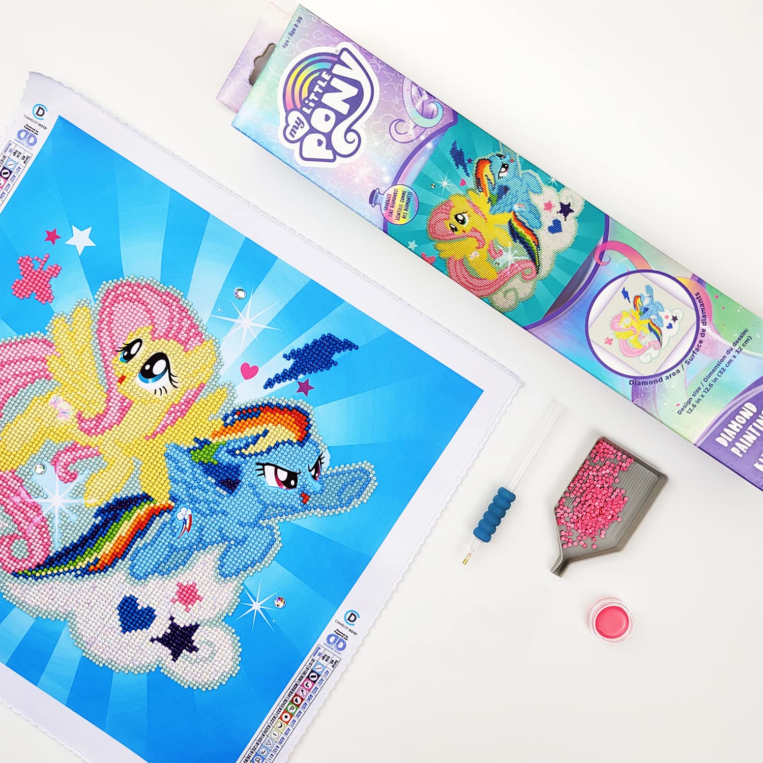 Camelot® Dots Fluttershy & Rainbow Dash Diamond Painting Kit