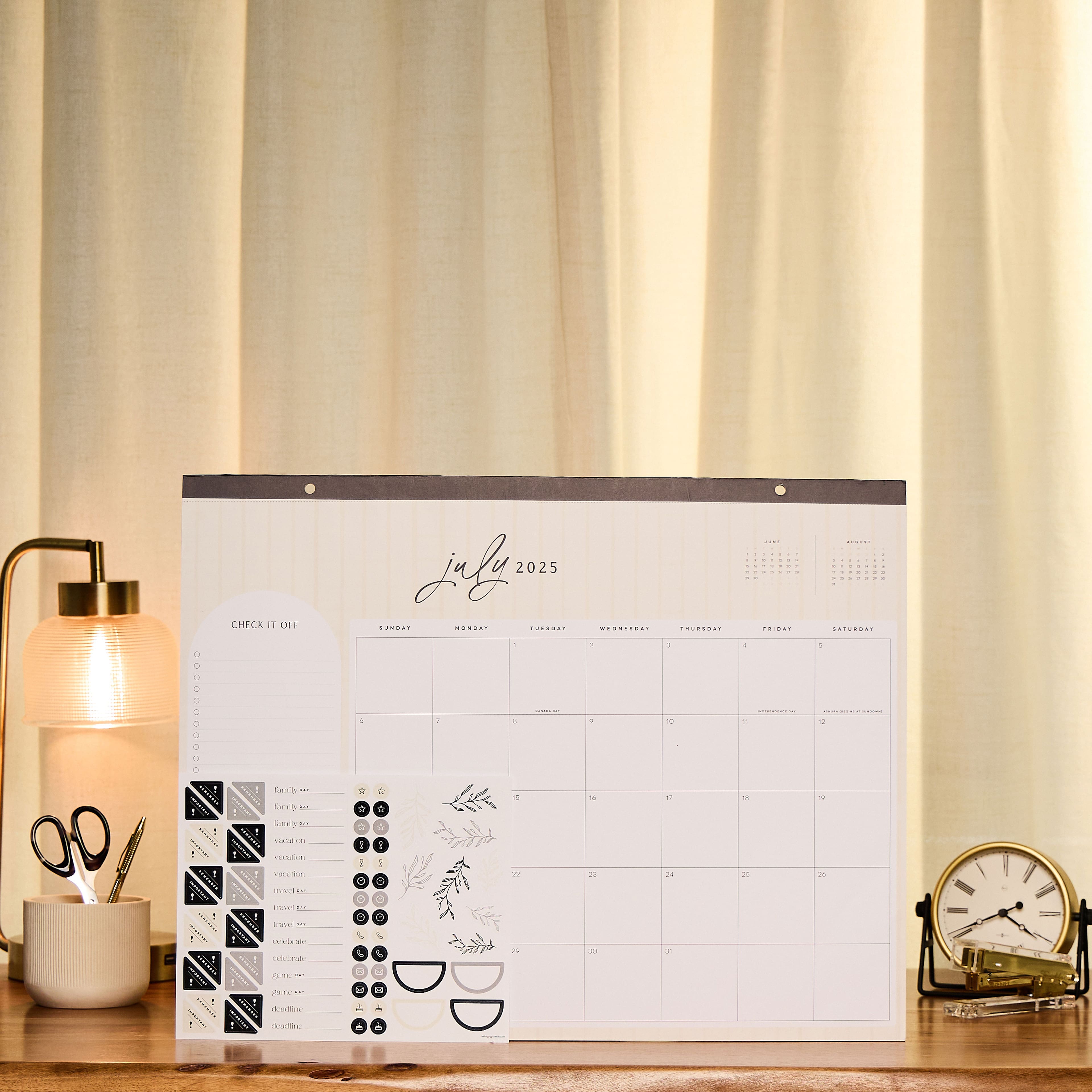 The Happy Planner&#xAE; Sharp Studies 12-Month Desk Calendar