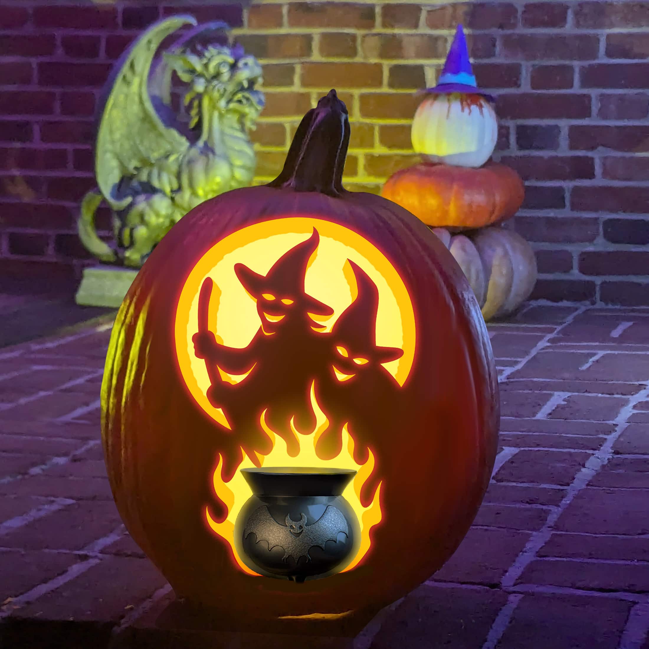 Pumpkin Masters® Wicked Cauldron Complete Carving & Lighting Kit