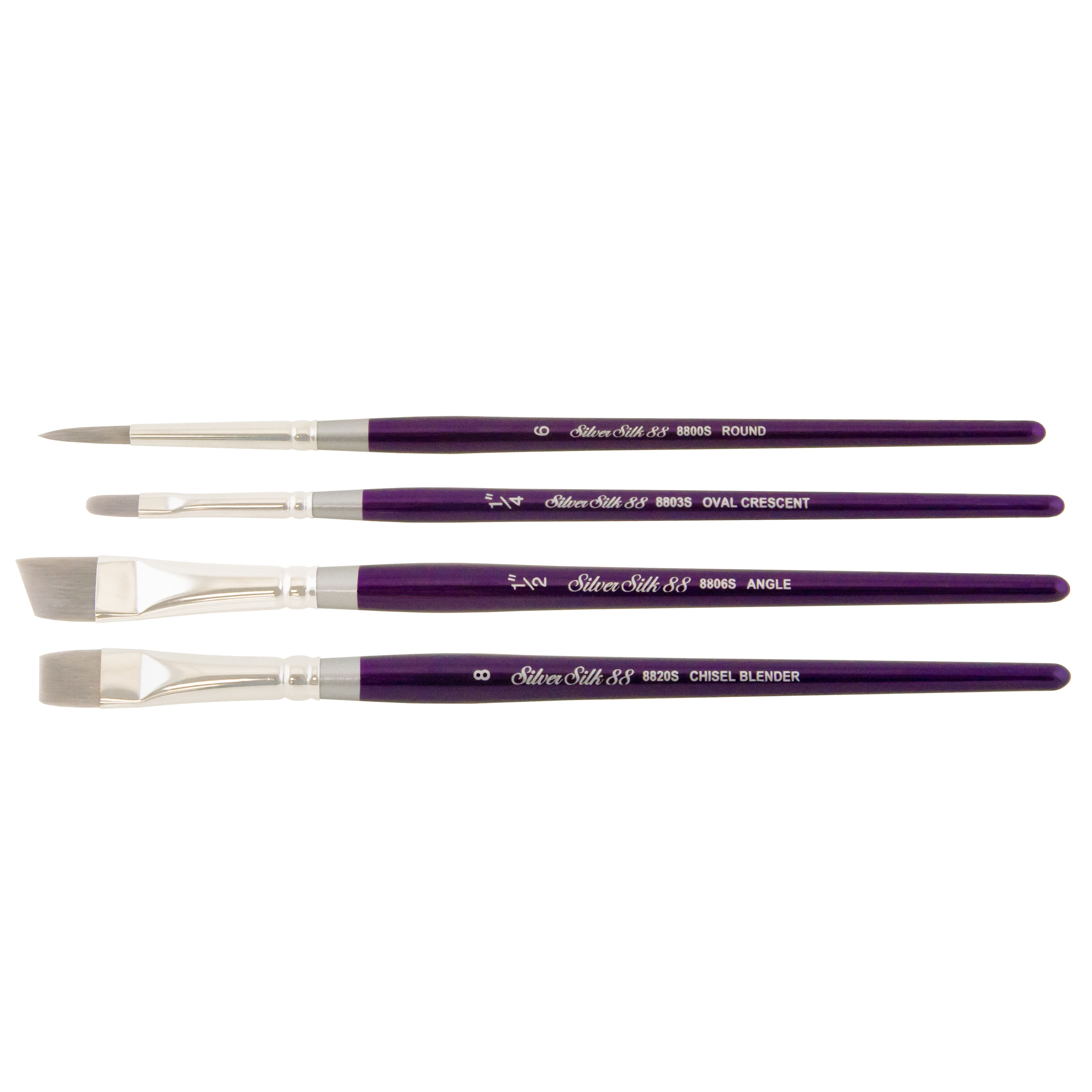 Silver Brush Limited&#xAE; Silver Silk 88&#xAE; Short Handle Variety Brush Set