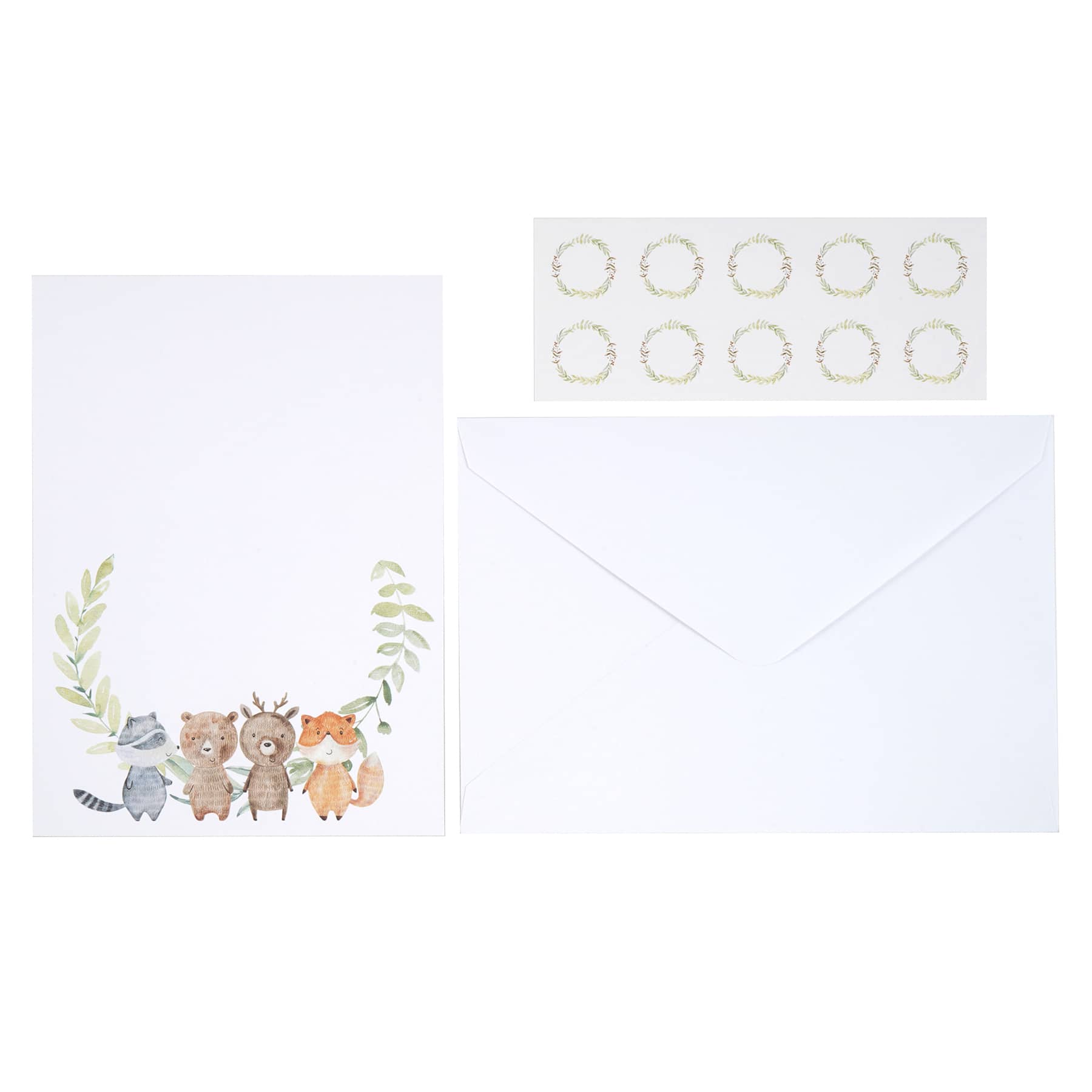 Woodland Animals Flat Cards &#x26; Envelopes by Recollections&#x2122;, 5&#x22; x 7&#x22;