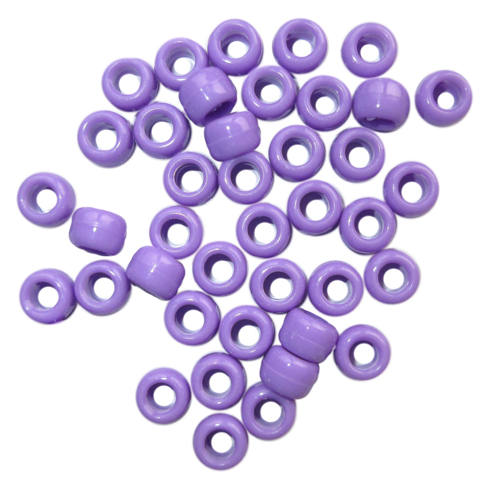 12 Packs: 580 ct. (6,960 total) Opaque Pony Beads By Creatology™, 6mm x 9mm