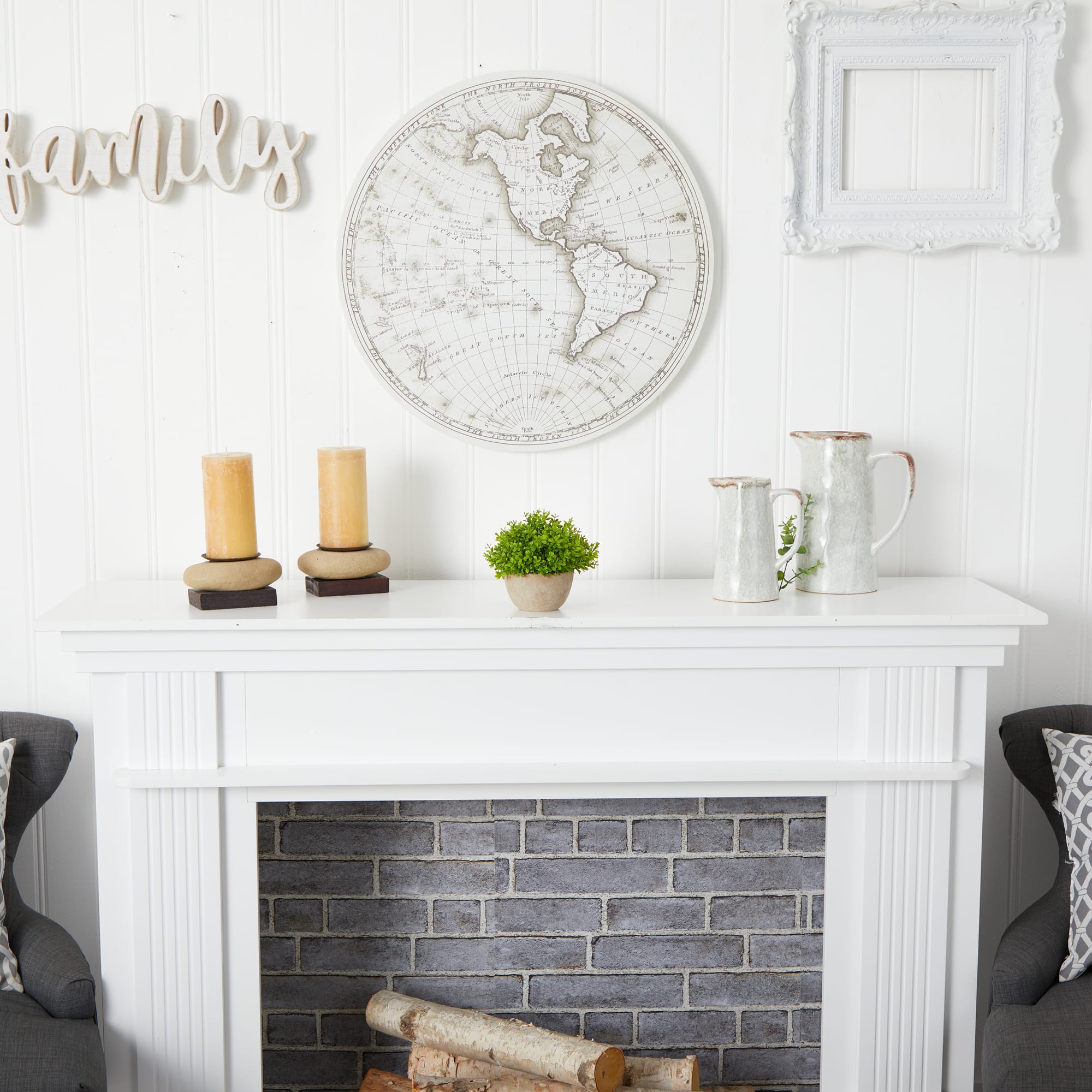 5'' Boxwood Artificial Plant in Decorative Planter