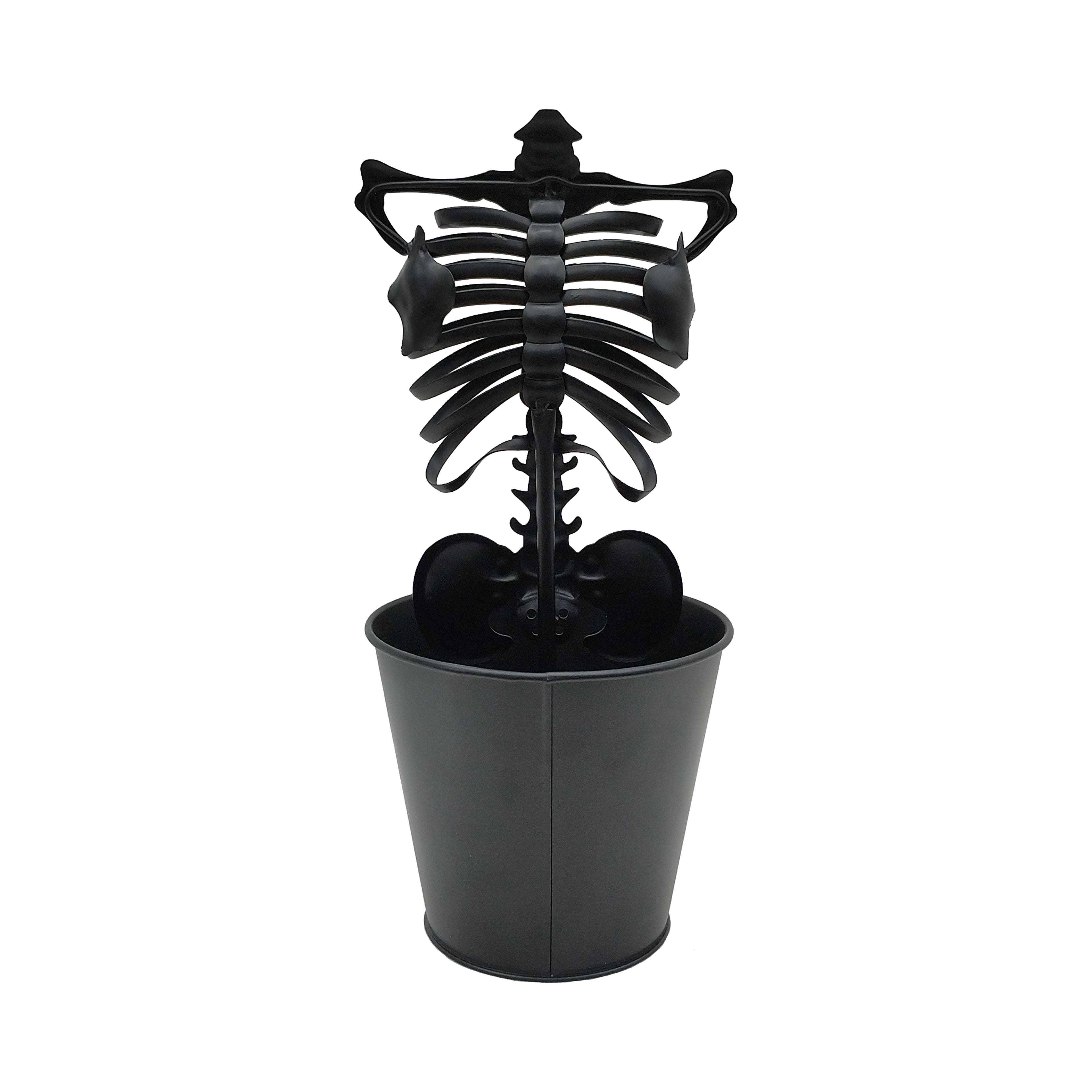 14.5&#x22; Black Metal Skeleton Planter by Ashland&#xAE;