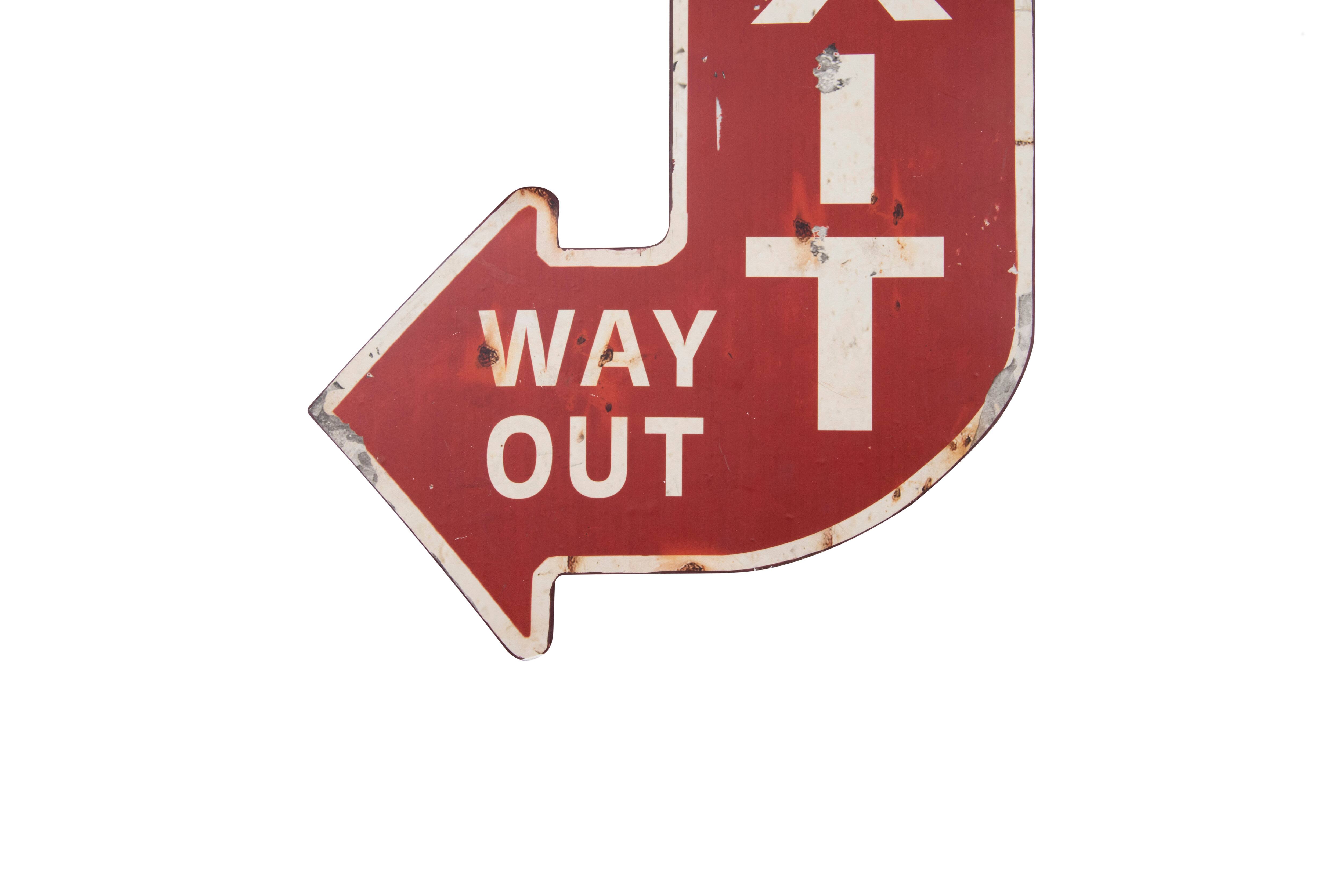 Hello Honey&#xAE; Metal &#x27;Exit&#x27; Sign