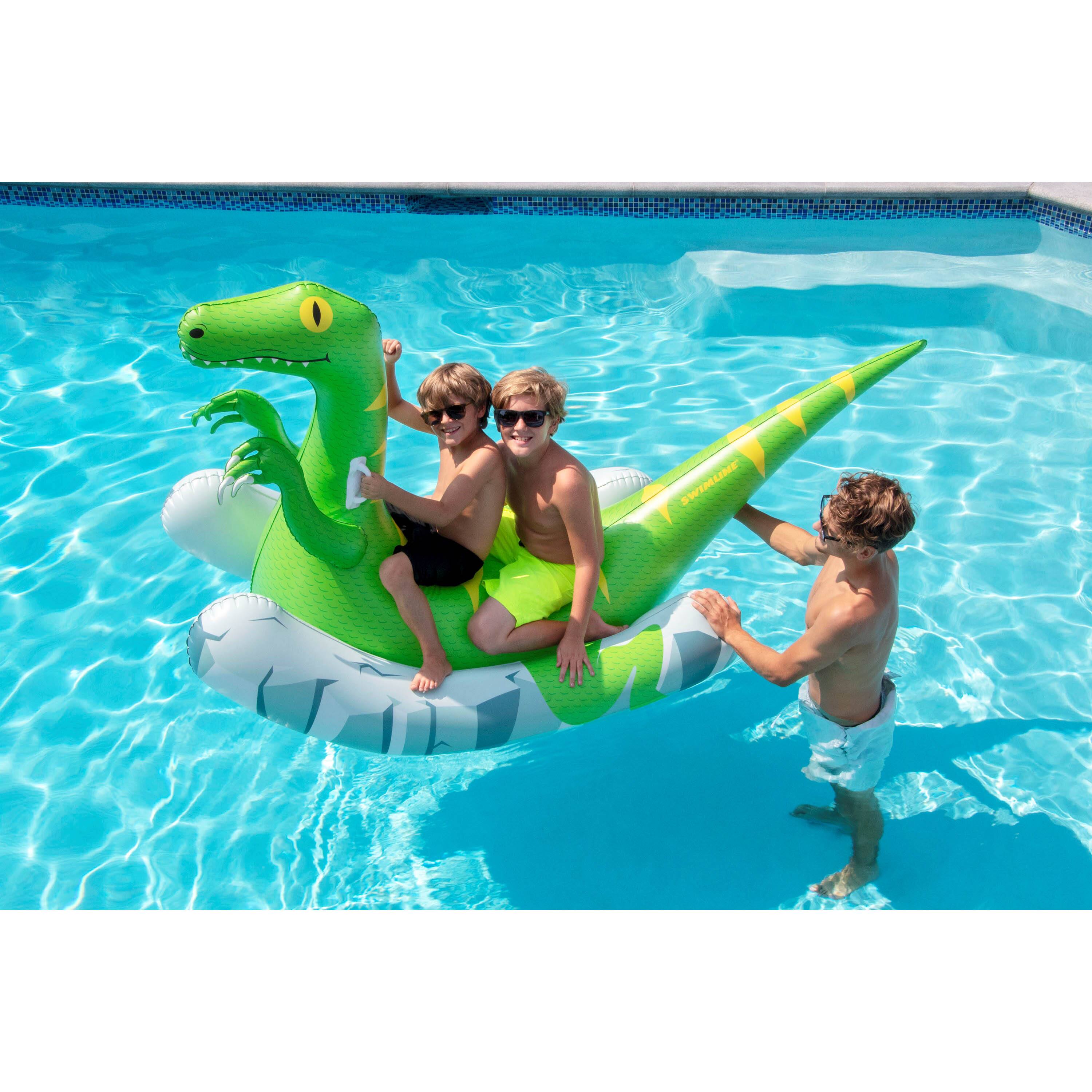 Swim Central 92&#x22; Rockin&#x27; Raptor Inflatable Pool Float