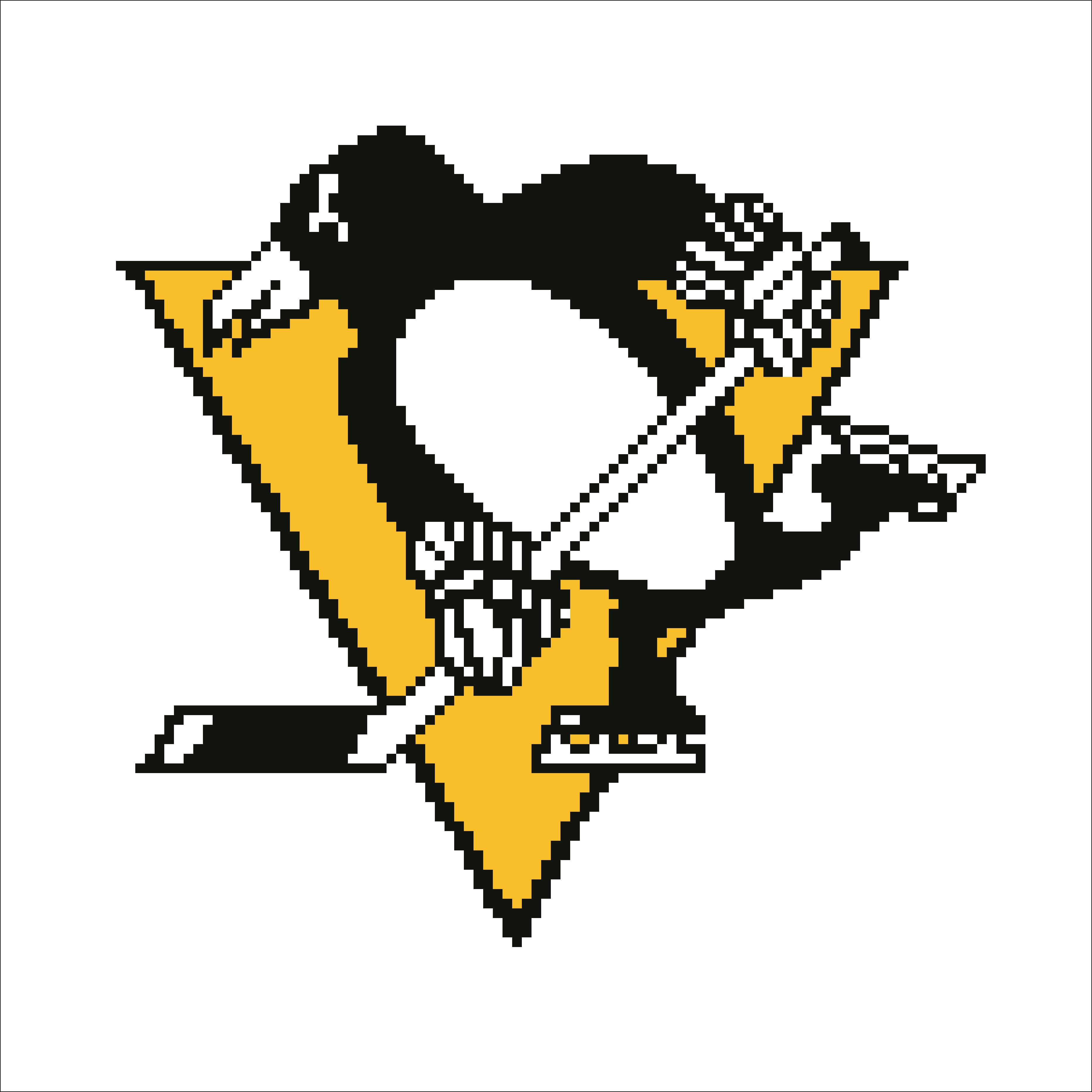 Camelot&#xAE; Dots NHL Pittsburgh Penguins Diamond Painting Kit