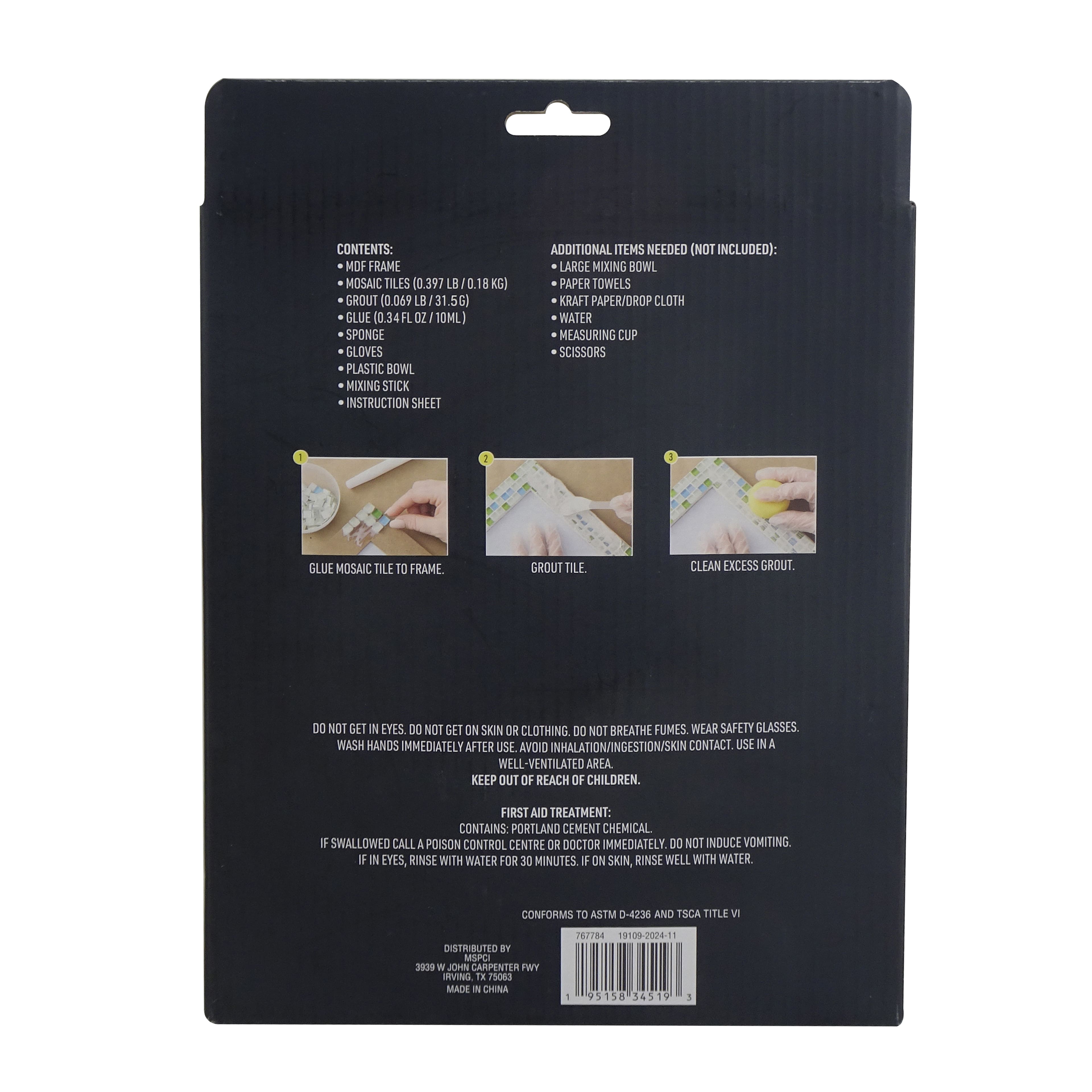 5&#x22; x 7&#x22; Rainbow Mosaic Frame Kit by Make Market&#xAE;
