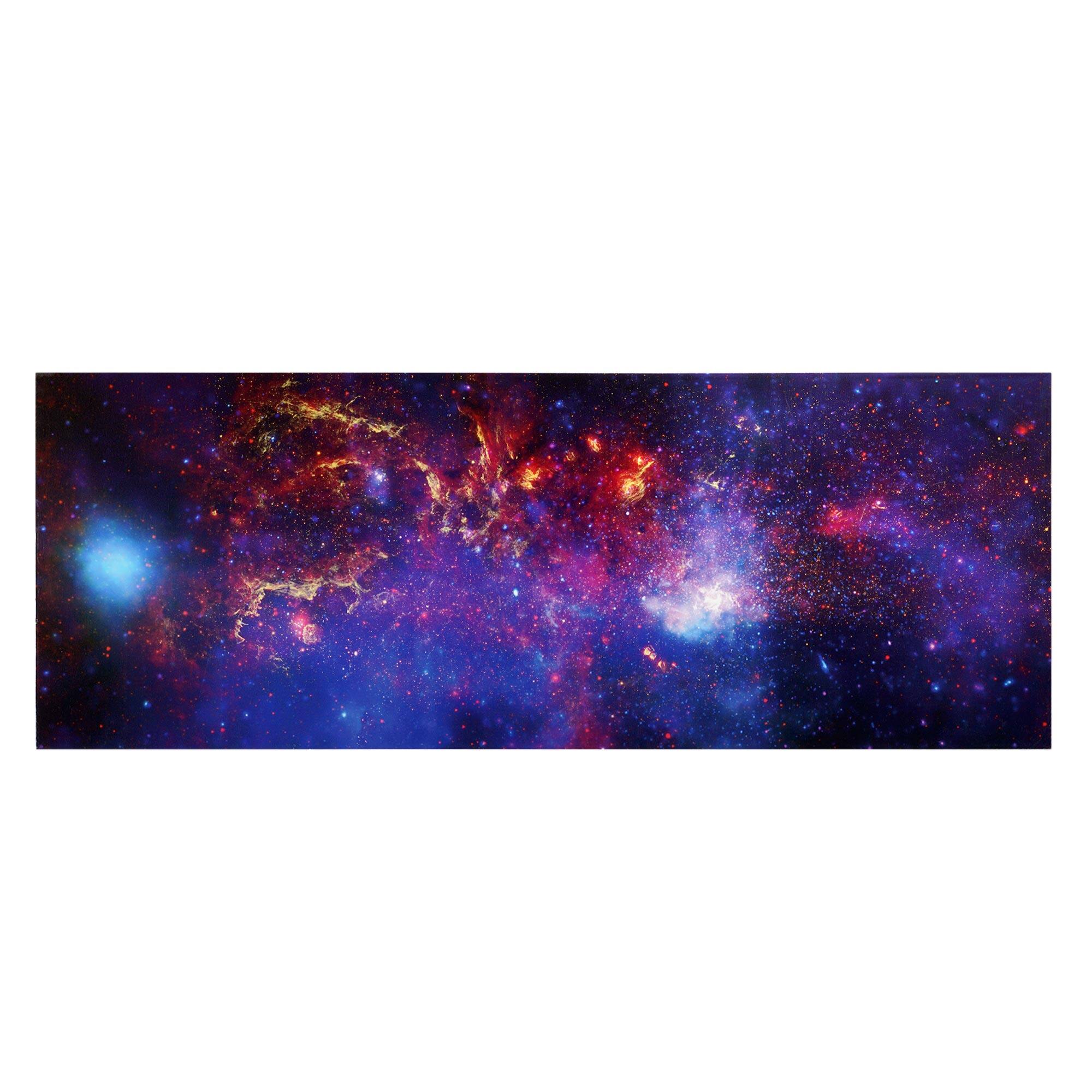 American Art D&#xE9;cor&#x2122; 48&#x22; NASA Milky Way Galaxy Glossy Lacquer Canvas Art Print Panel