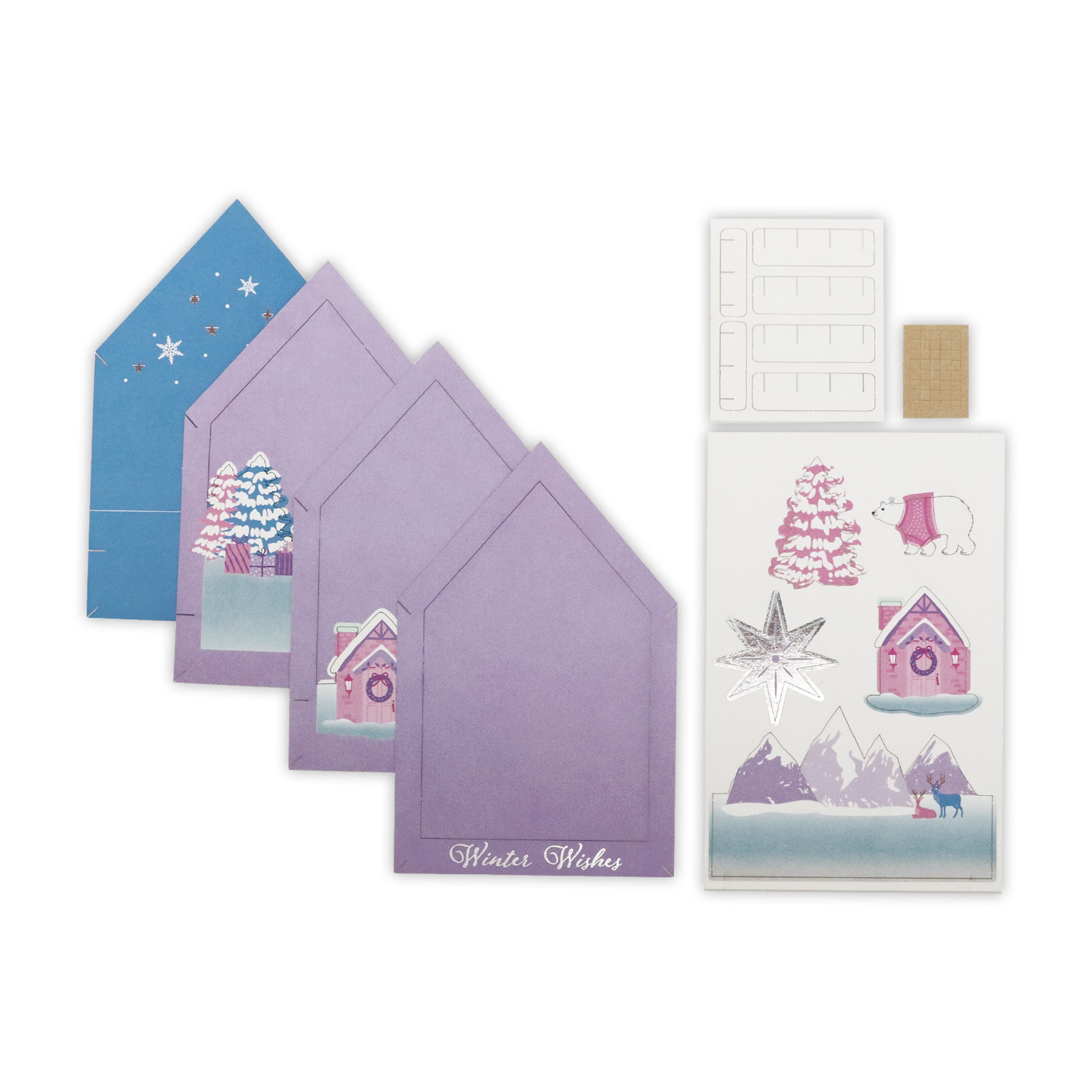 Winter Forest Paper Diorama Kit by Recollections&#x2122;