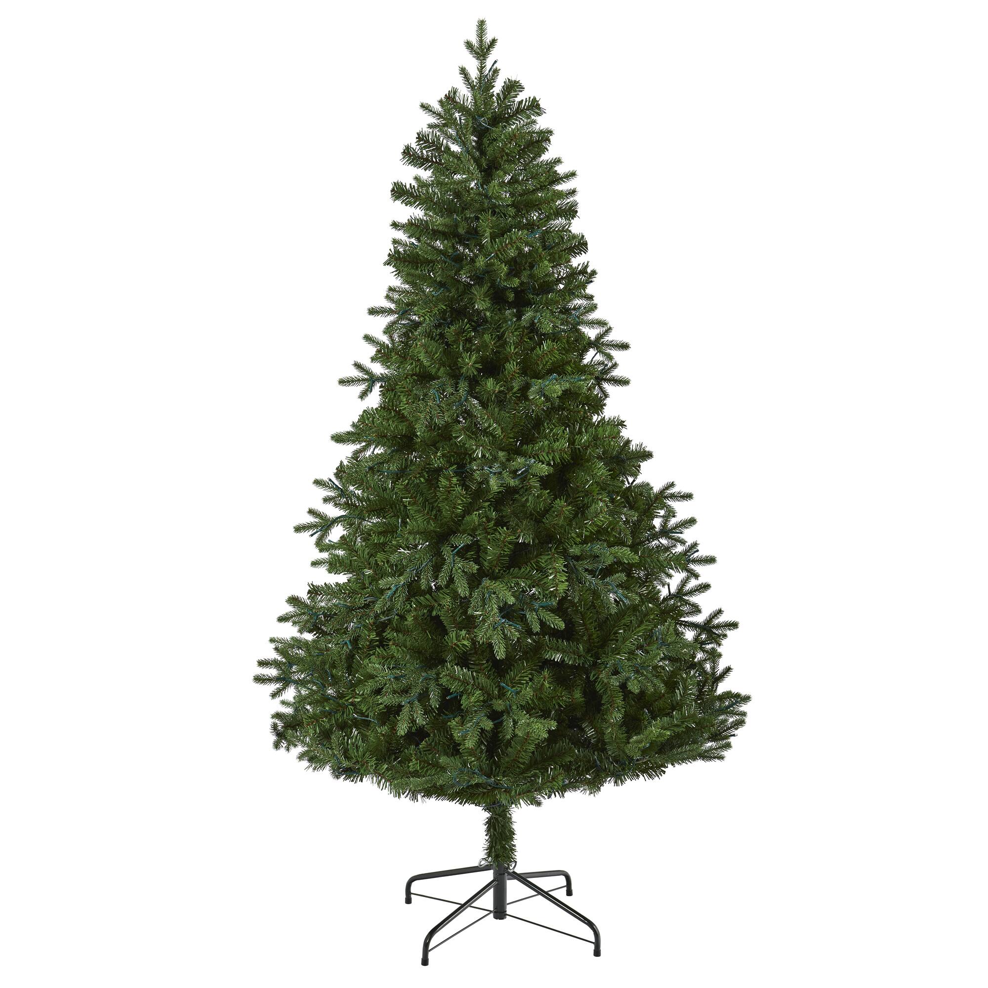 6ft. Pre-Lit Vermont Fir Artificial Christmas Tree with Clear LED Lights