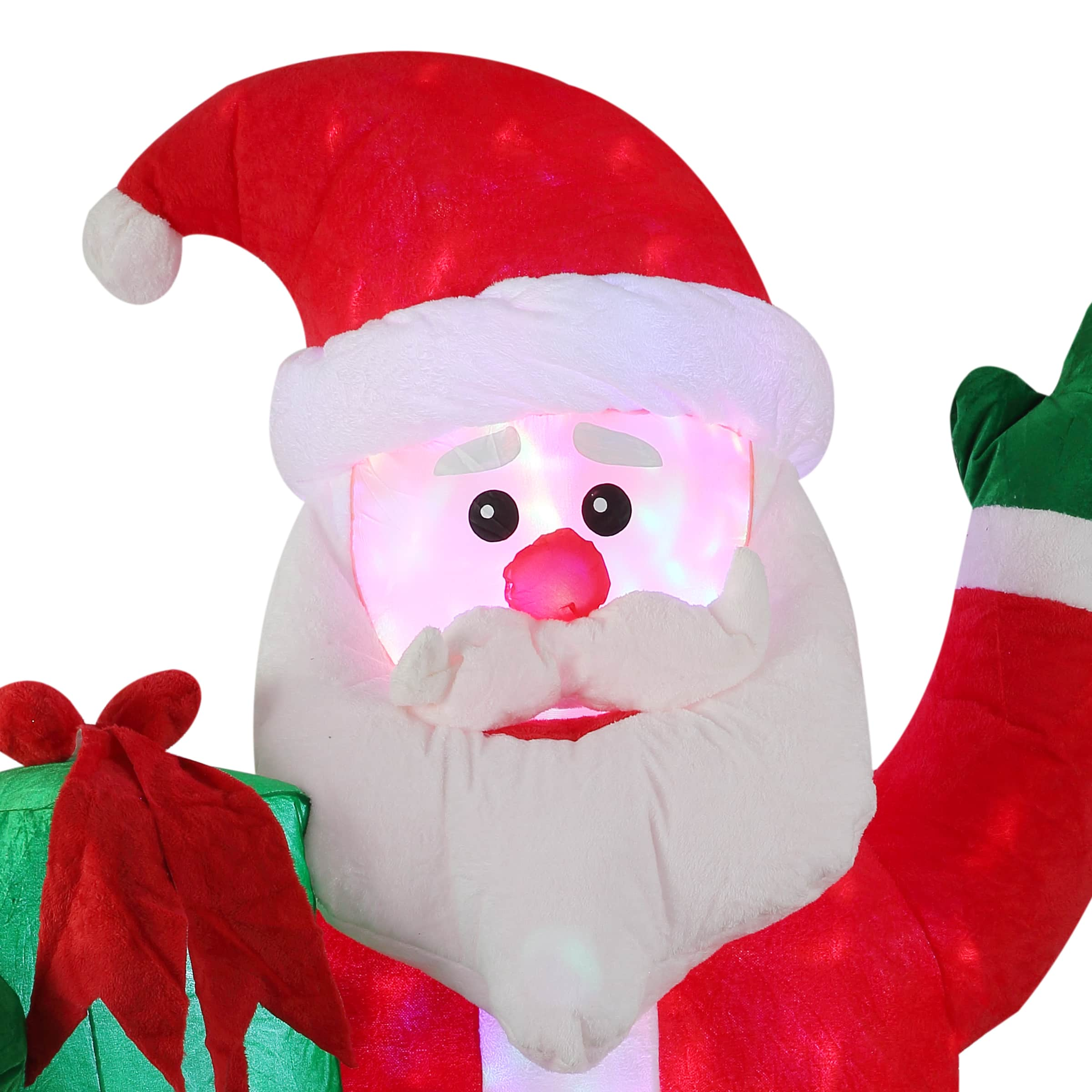 8ft. Inflatable Santa with Gift | Michaels