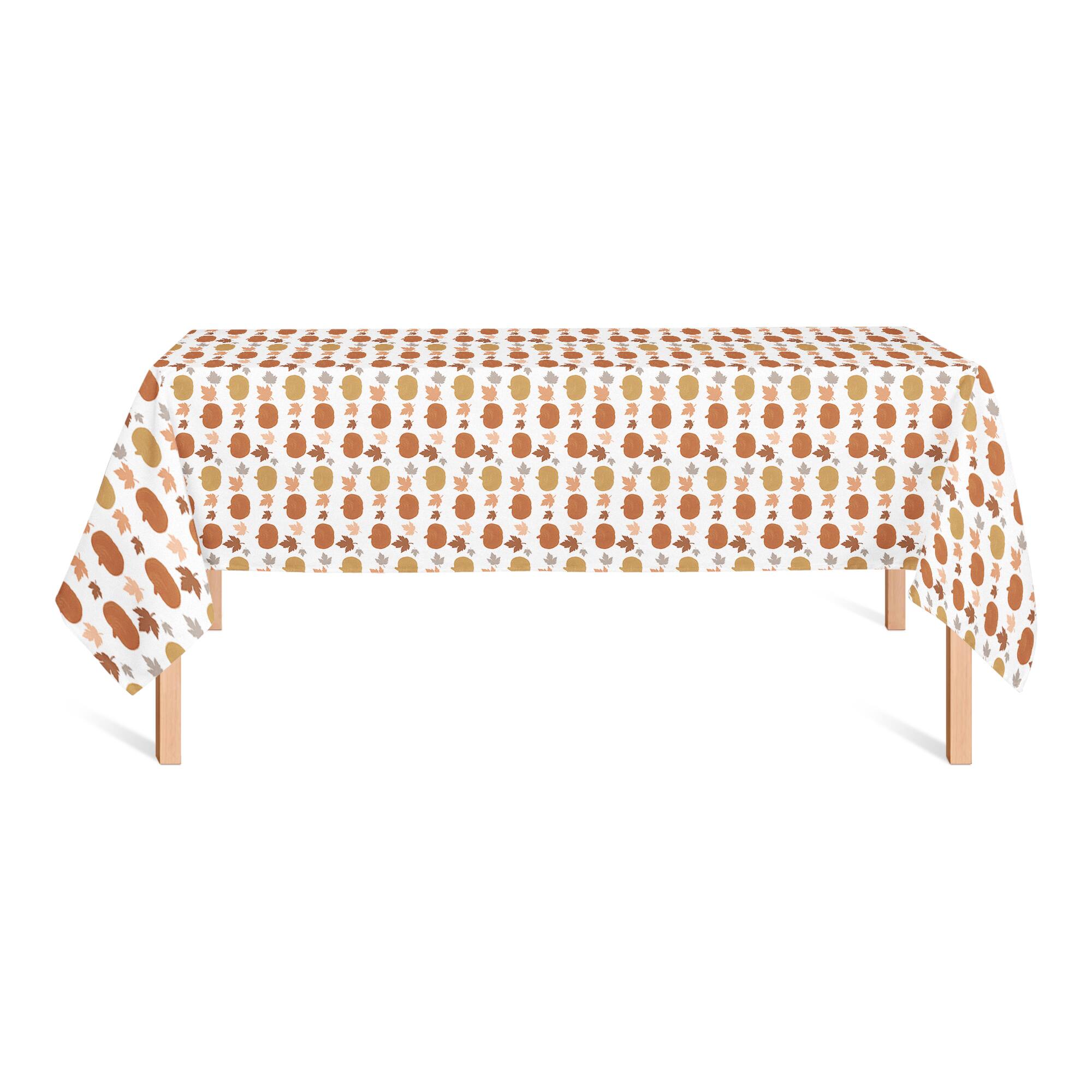 102" Simple Fall Icons Pattern Tablecloth