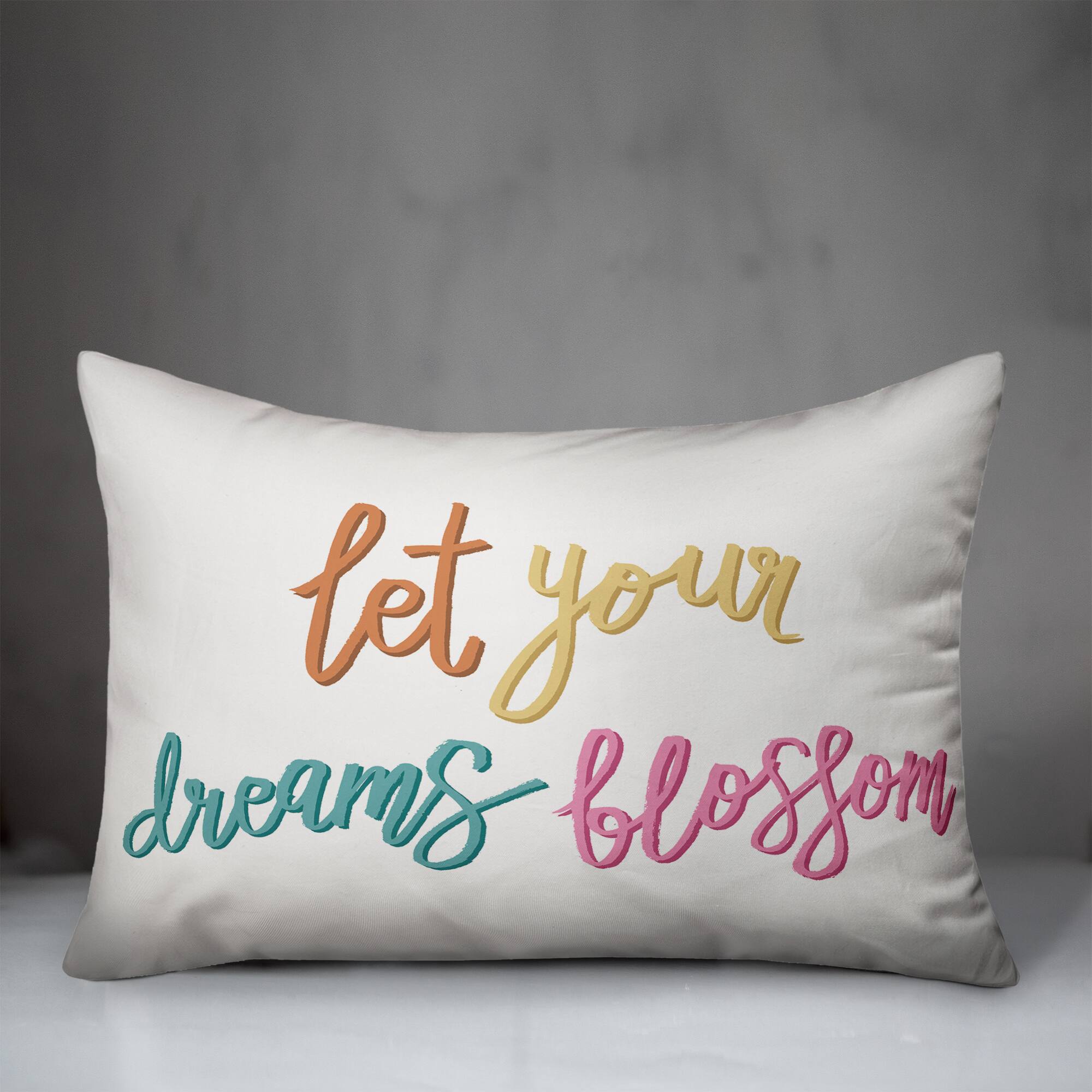 Dreams Blossom 20" x 14" Indoor/Outdoor Pillow
