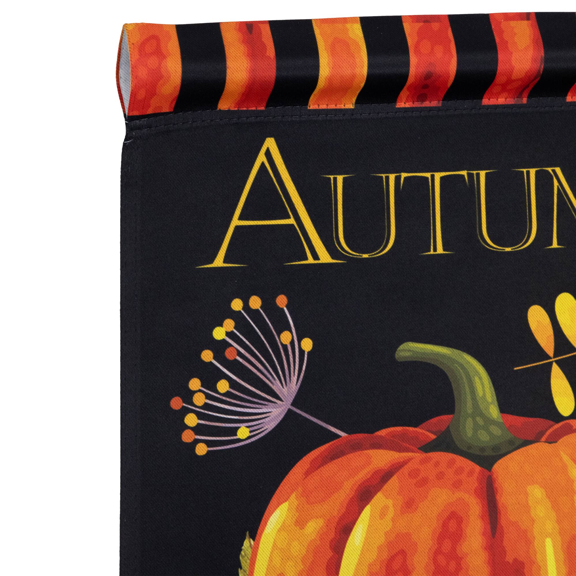 Small Autumn Blessings &#x26; Pumpkins Garden Flag