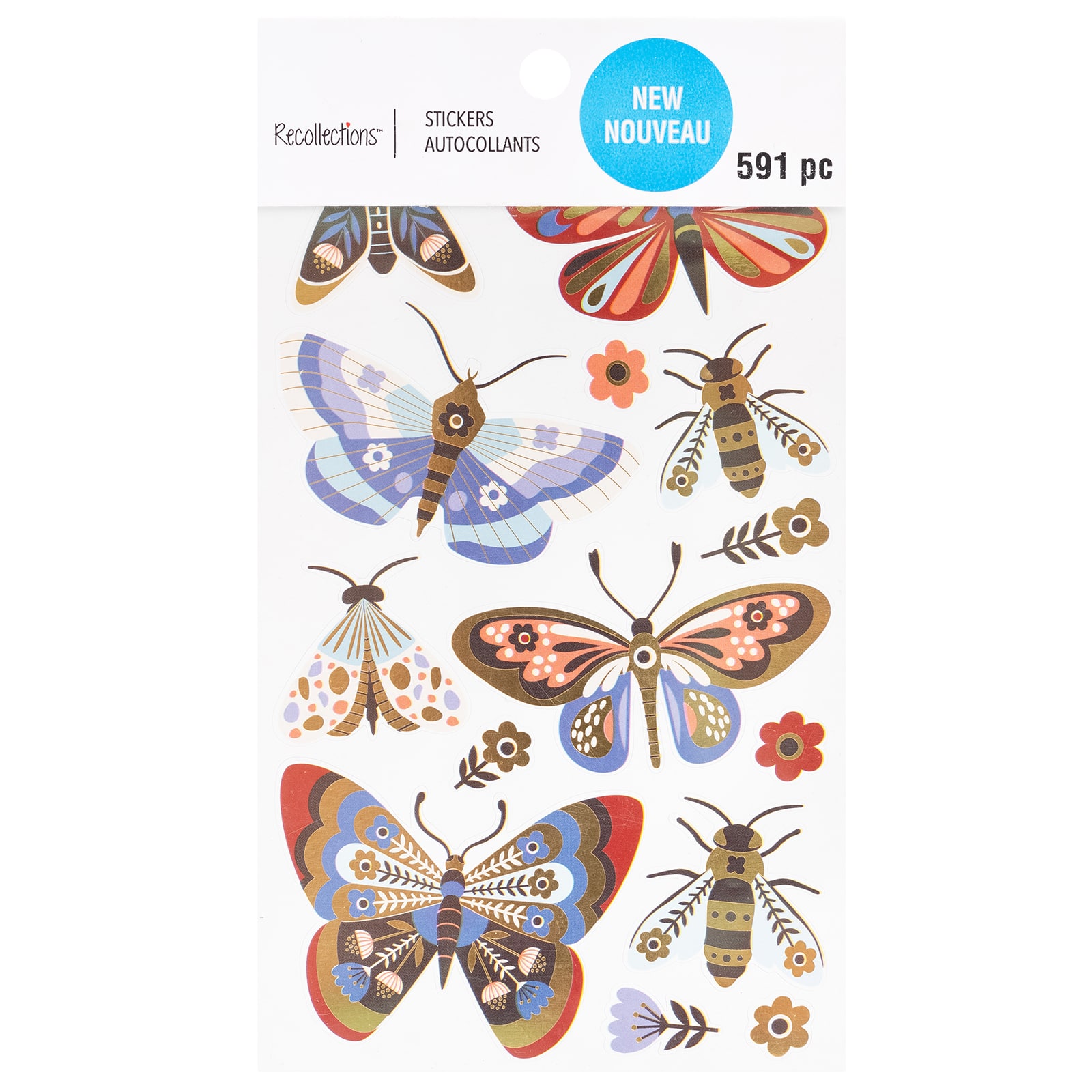 12 Pack: Things with Wings Sticker Book by Recollections™