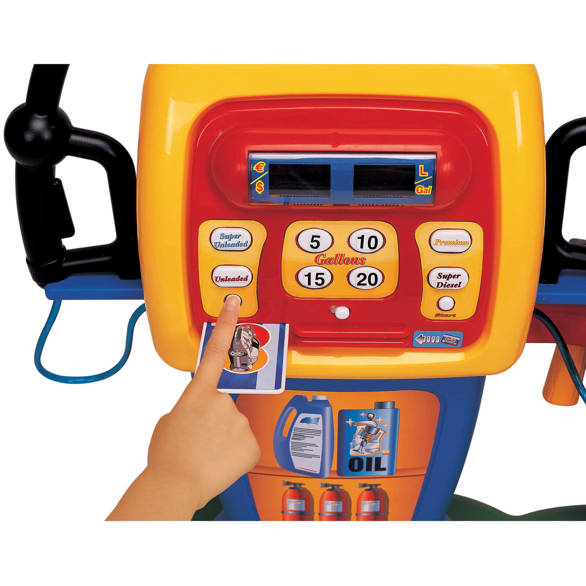 Children&#x27;s Electronic Self-Service Gas Station Playset