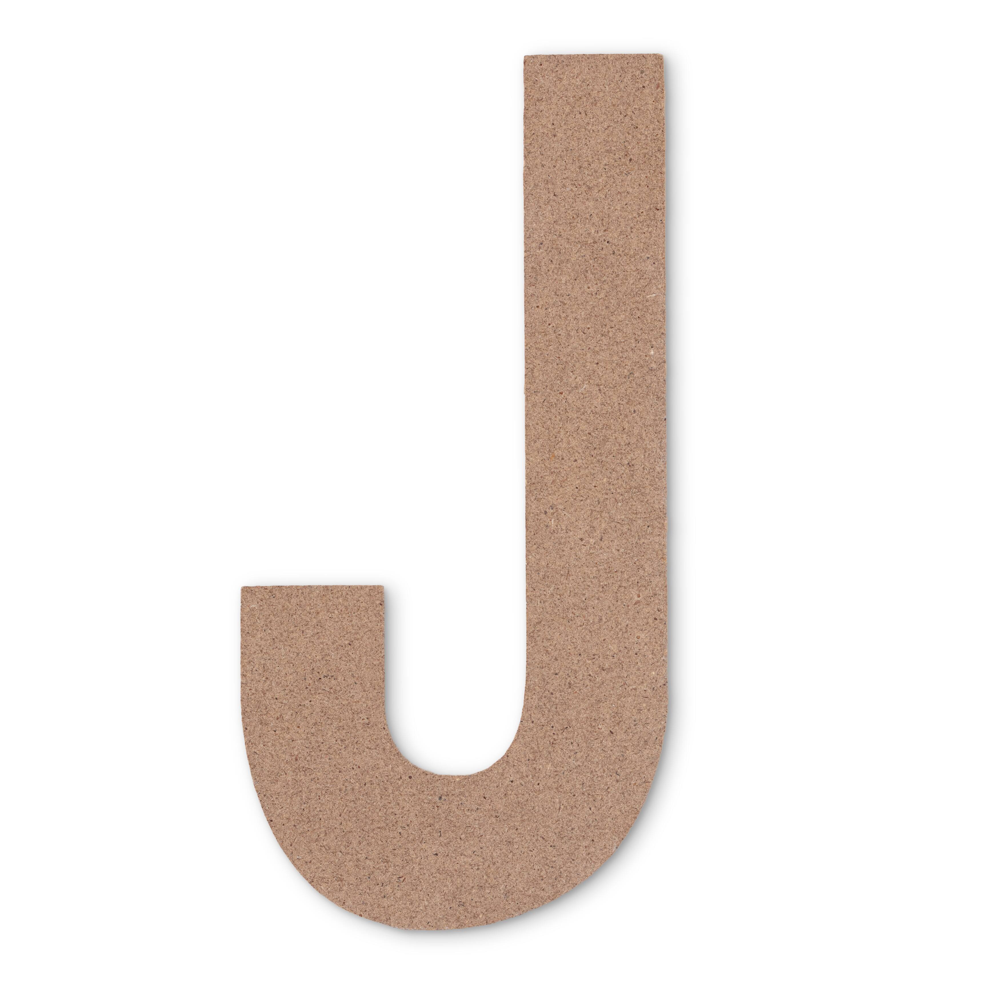 5 Unfinished Wood Letter by Make Market | Alphabet J | 5 in