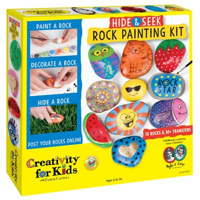 Faber-Castell® Creativity for Kids® Hide & Seek Rock Painting Kit