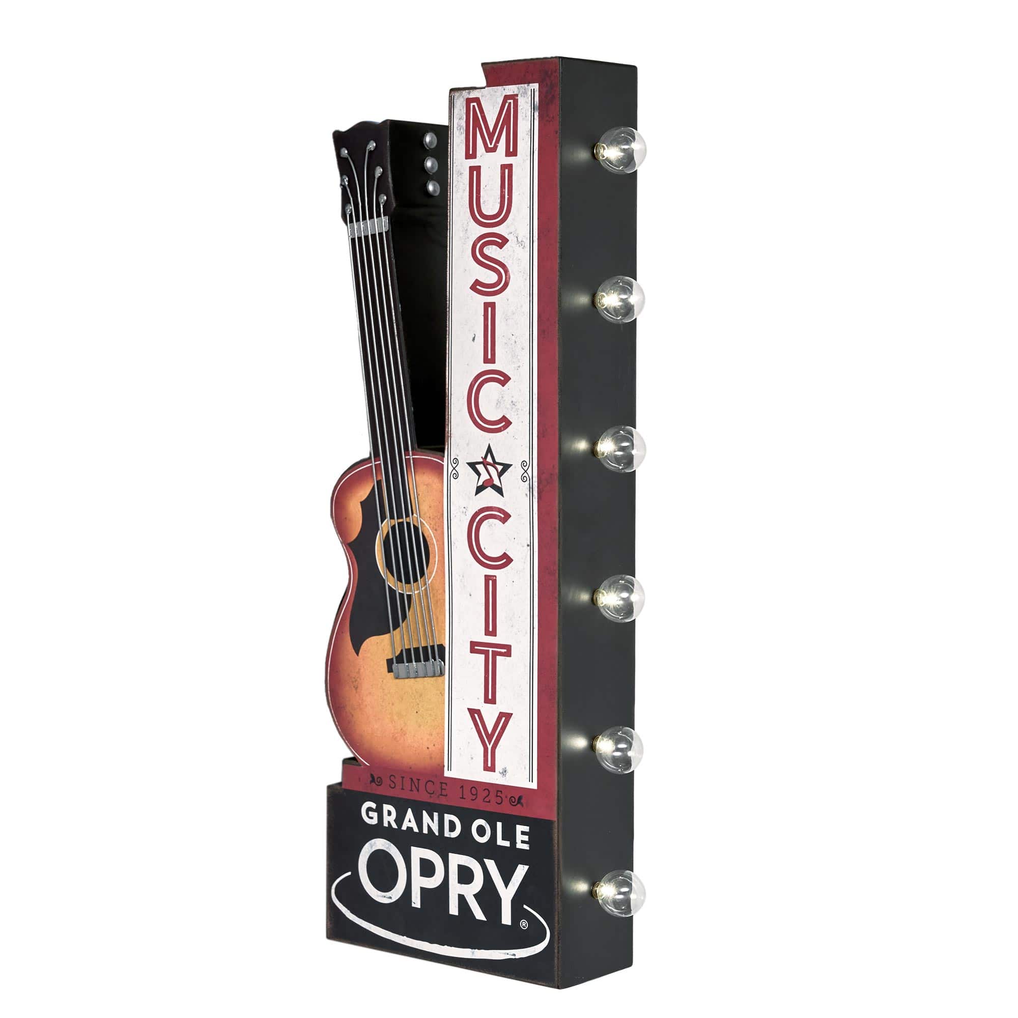 American Art Decor Grand Ole Opry LED Marquee Sign - 30.1" H x 12.4" L