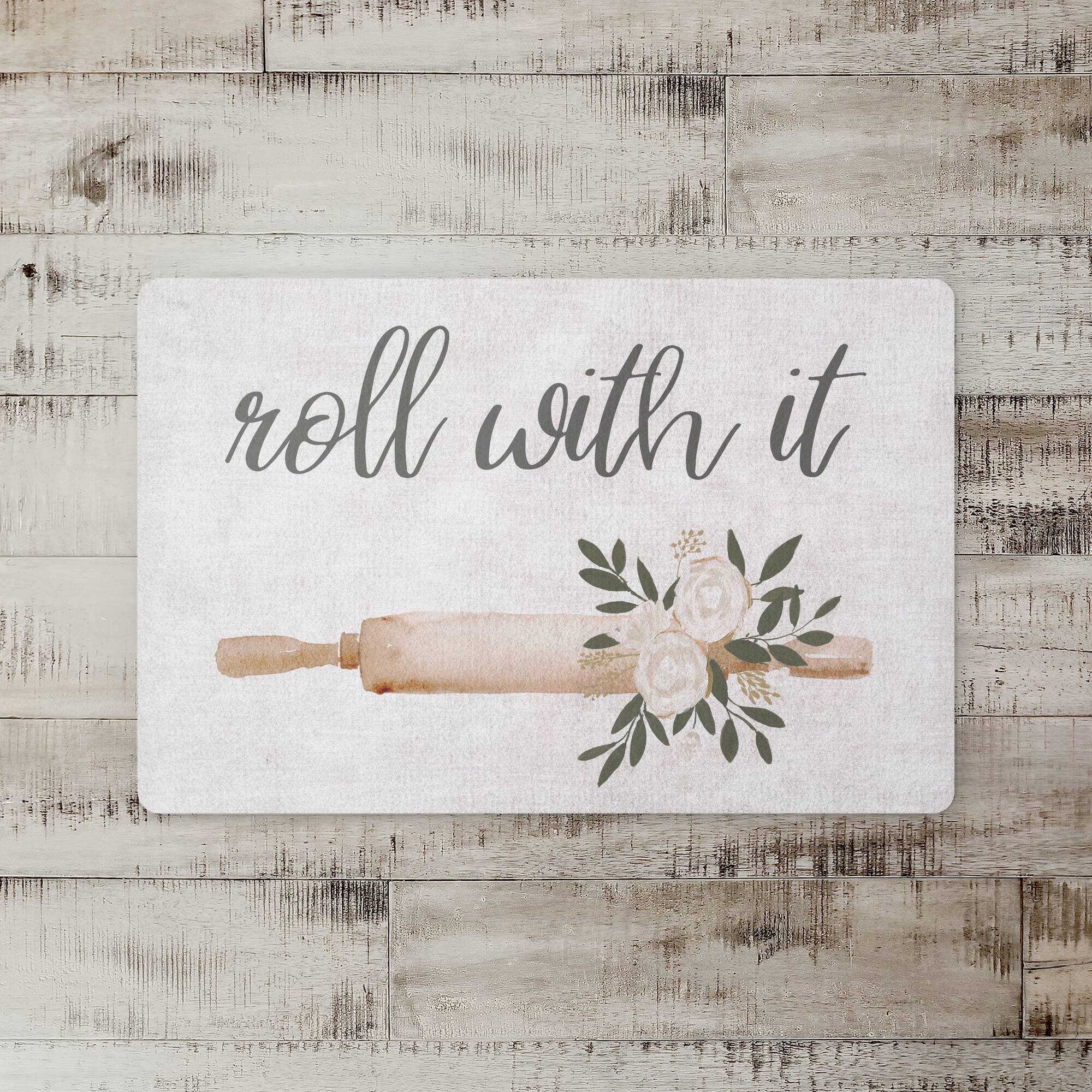Roll with It 27" x 18" Floor Mat