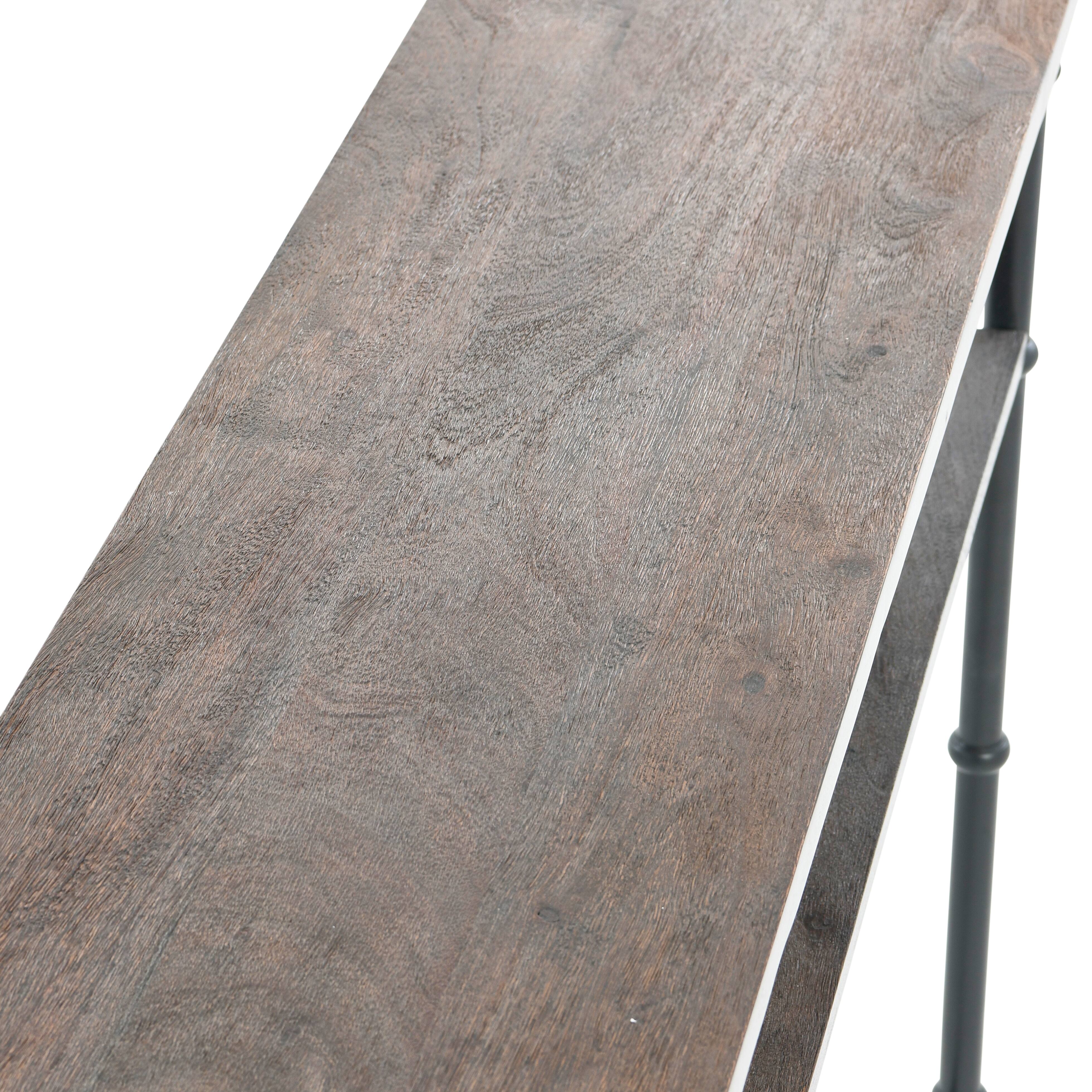 Hello Honey® 48" Saratoga Rustic Wood & Metal Console Table