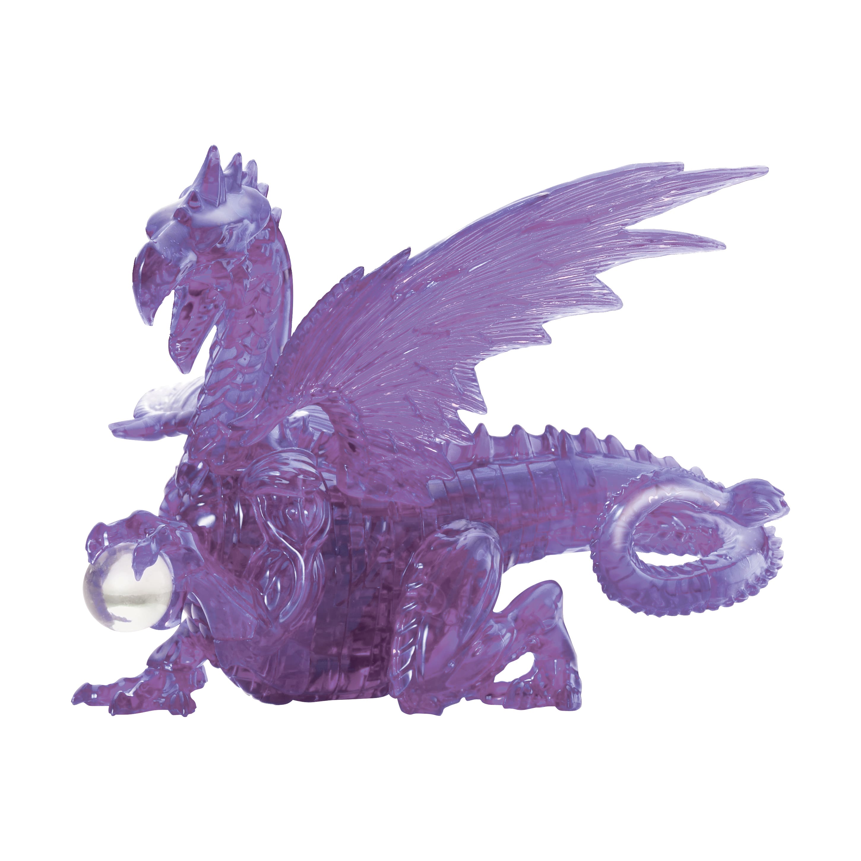 Original 3D Crystal Puzzle&#x2122; Dragon Purple 56 Piece Puzzle