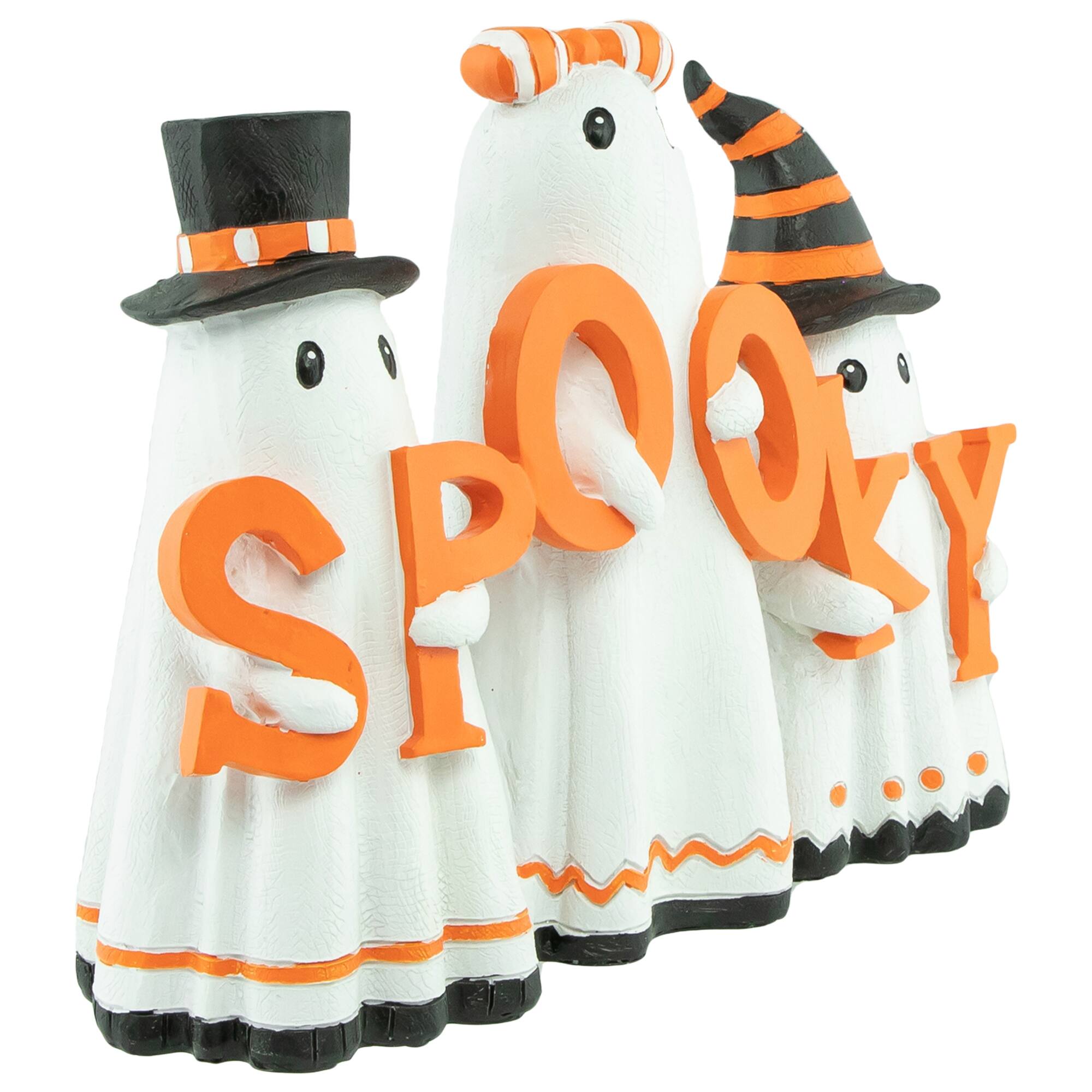 9.5" Spooky Ghost Trio Halloween Decoration