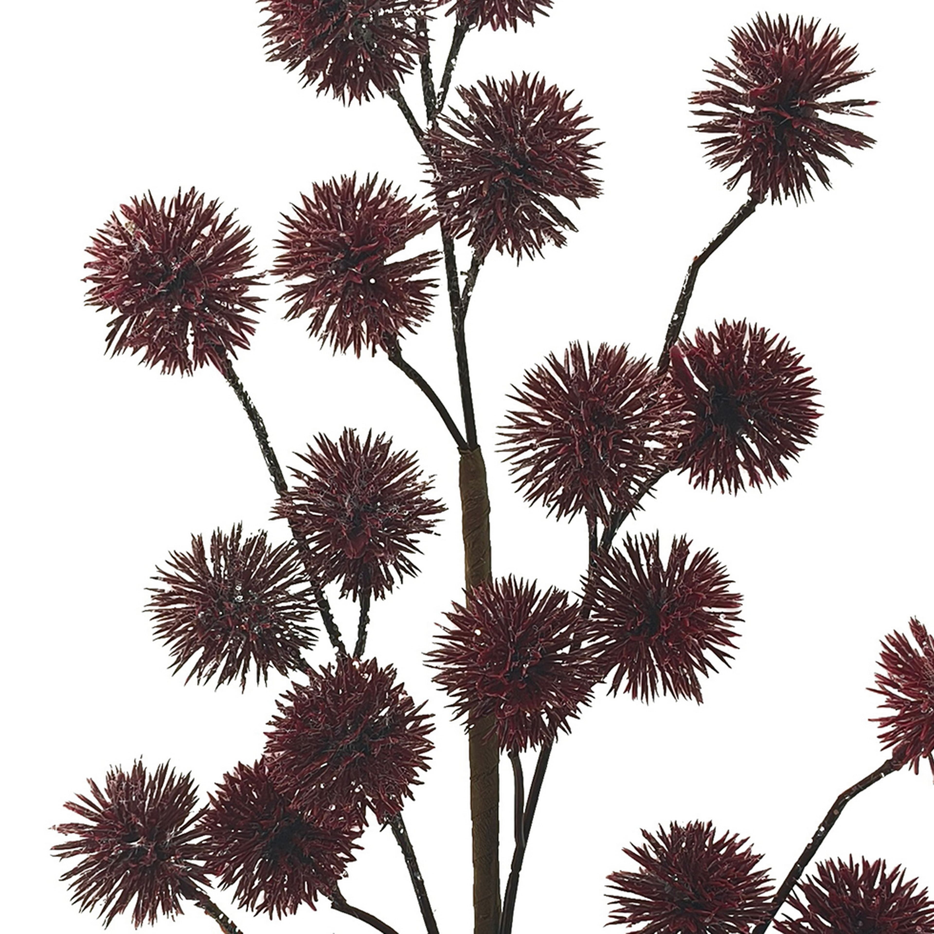 30&#x22; Burgundy Glitter Thistle Stem by Ashland&#xAE;