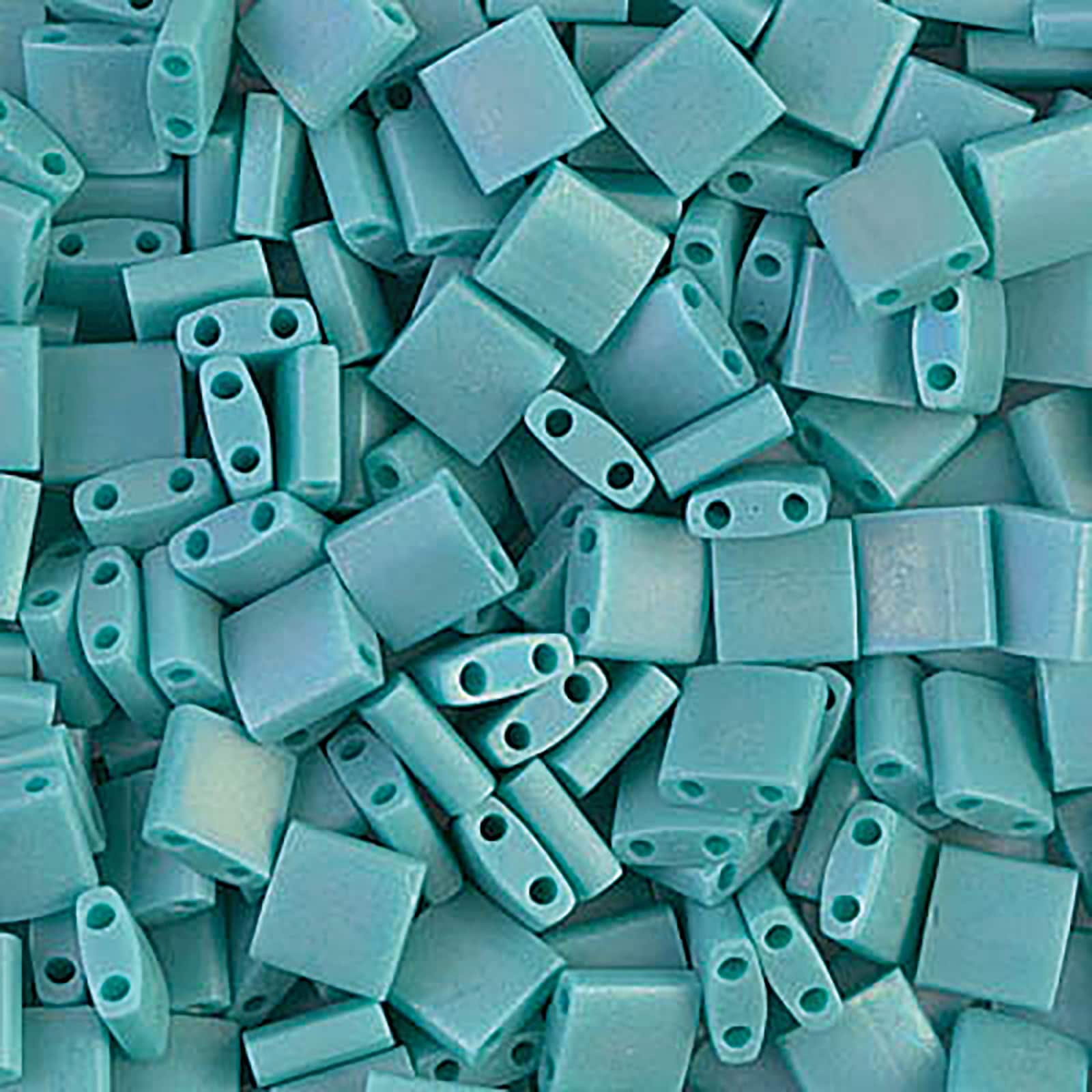Miyuki Tila 2-Hole Square Beads METALLIC VARIEGATED BLUE IRIS