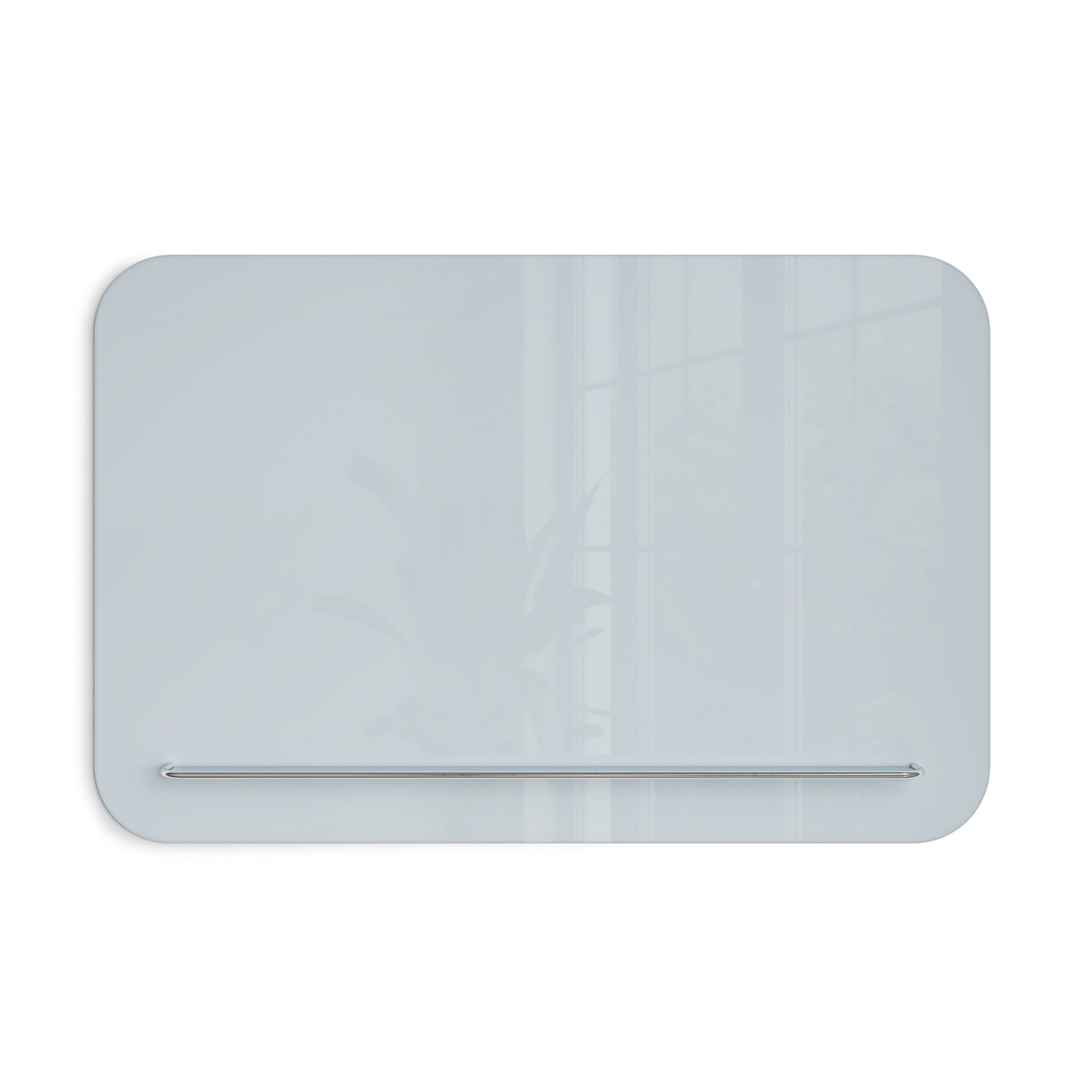 U Brands Framed White Magnetic Glass Dry-Erase Board, 36&#x22; x 24&#x22;