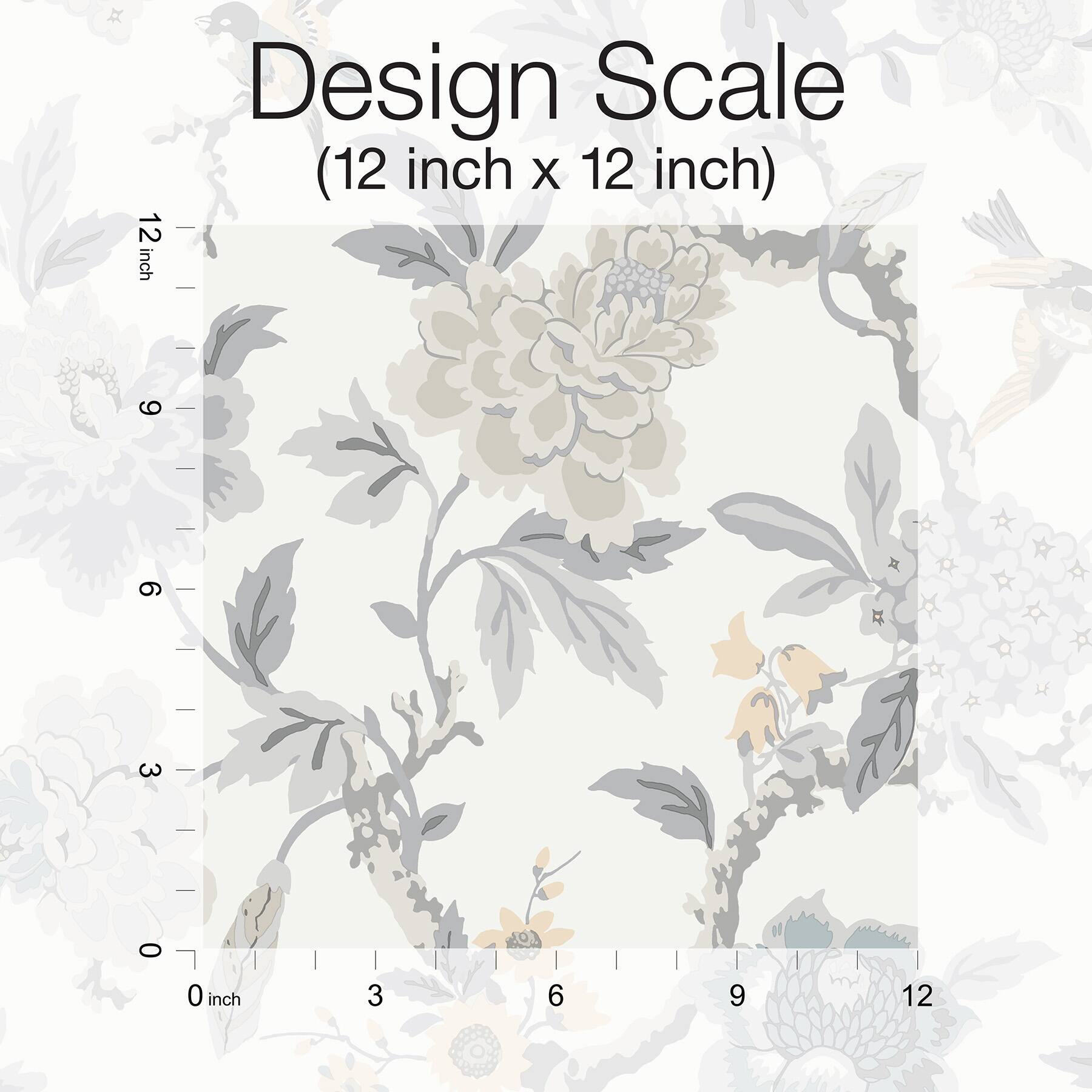 RoomMates Gray & Taupe Gray Candid Moments Peel & Stick Wallpaper