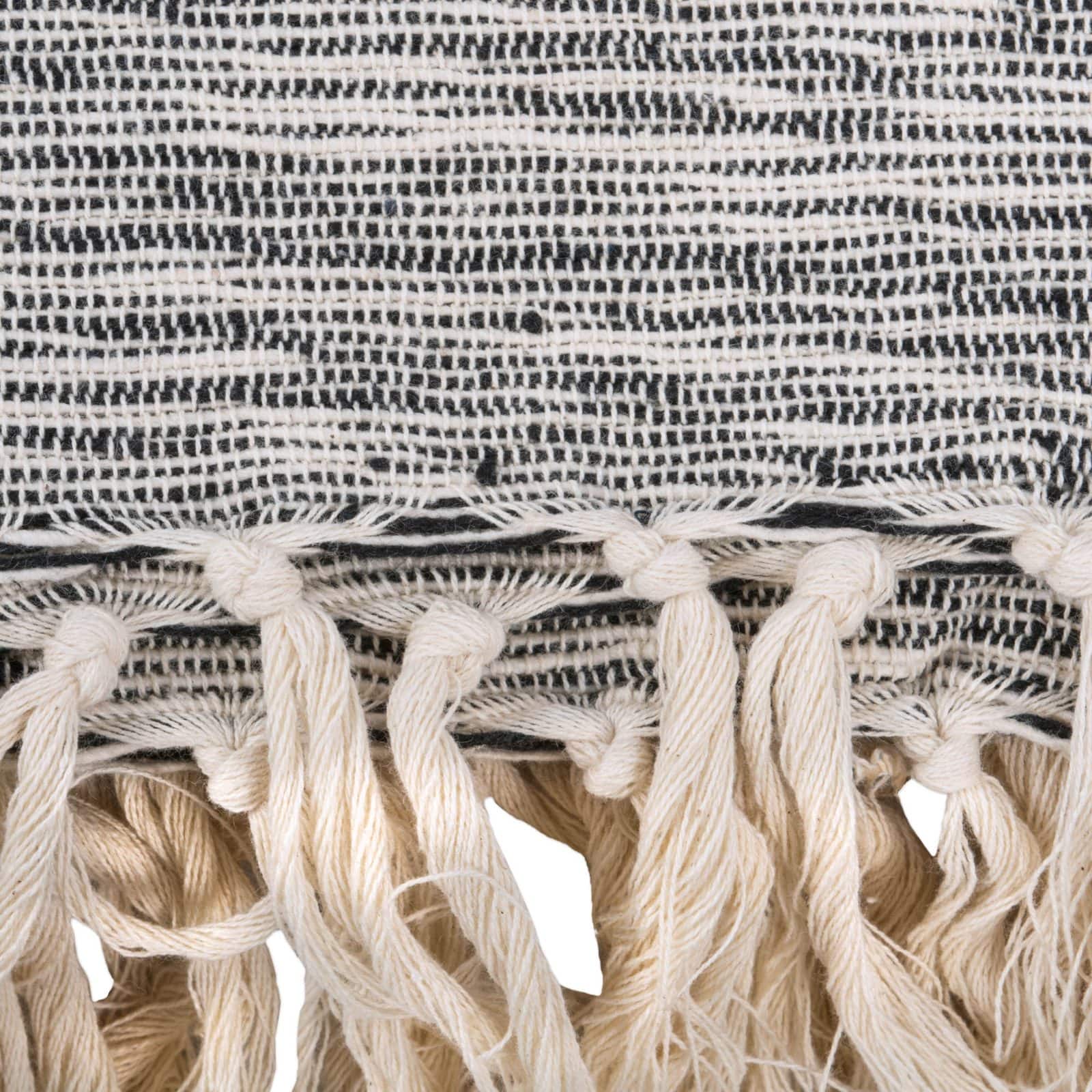 DII&#xAE; Black Variegated Throw