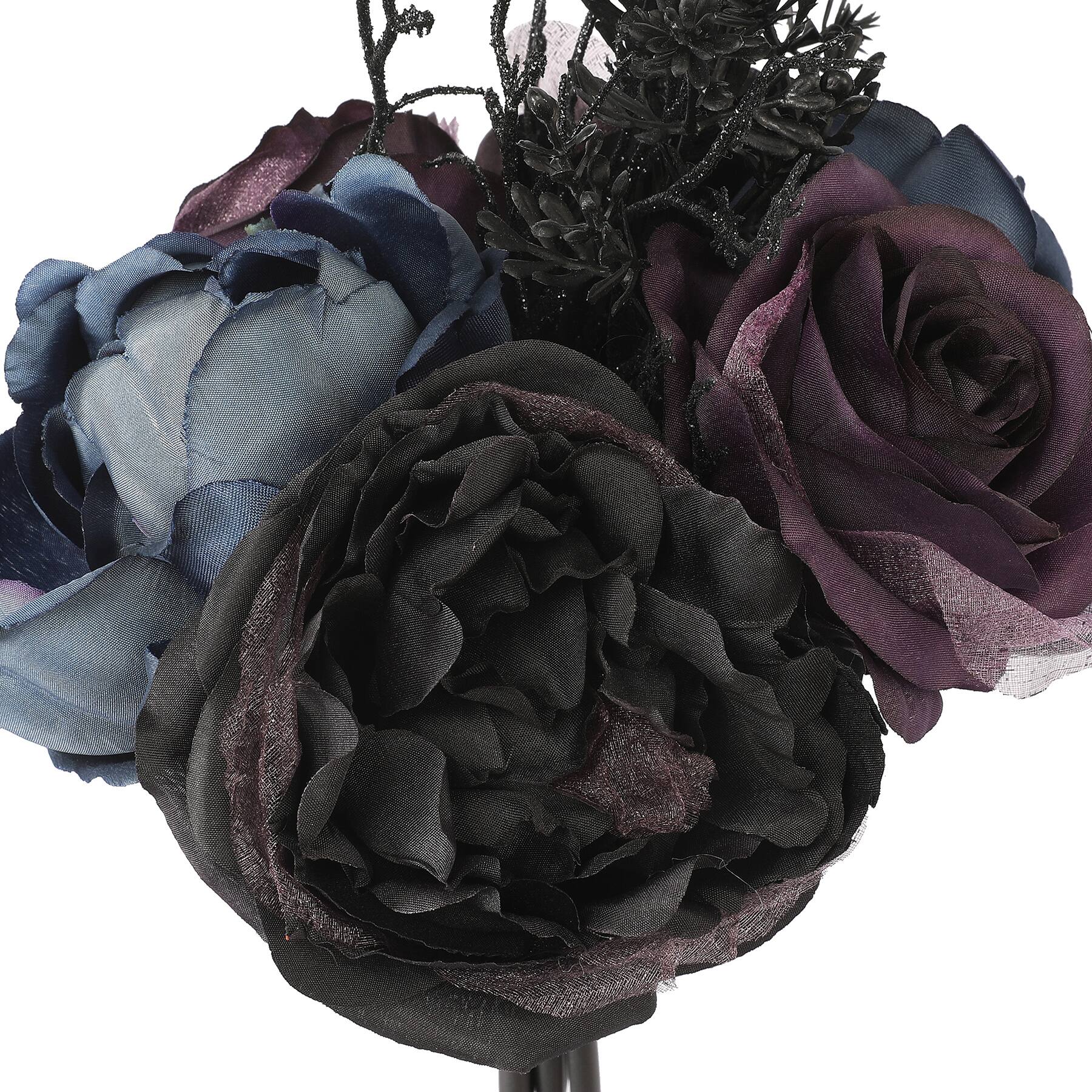 10" Blue & Purple Rose & Peony Bouquet by Ashland®