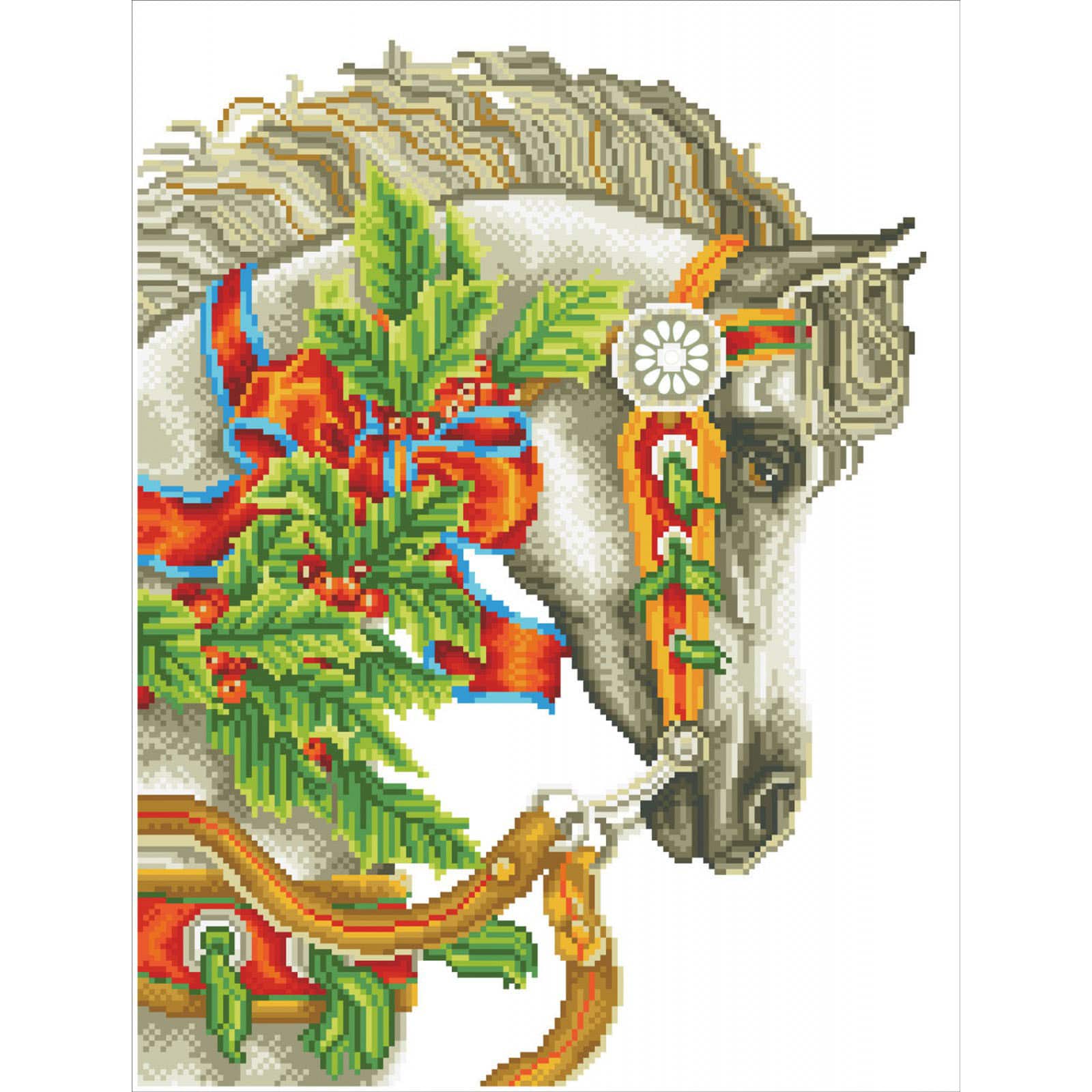 Diamond Dotz&#xAE; Intermediate Festive Canter Diamond Painting Kit