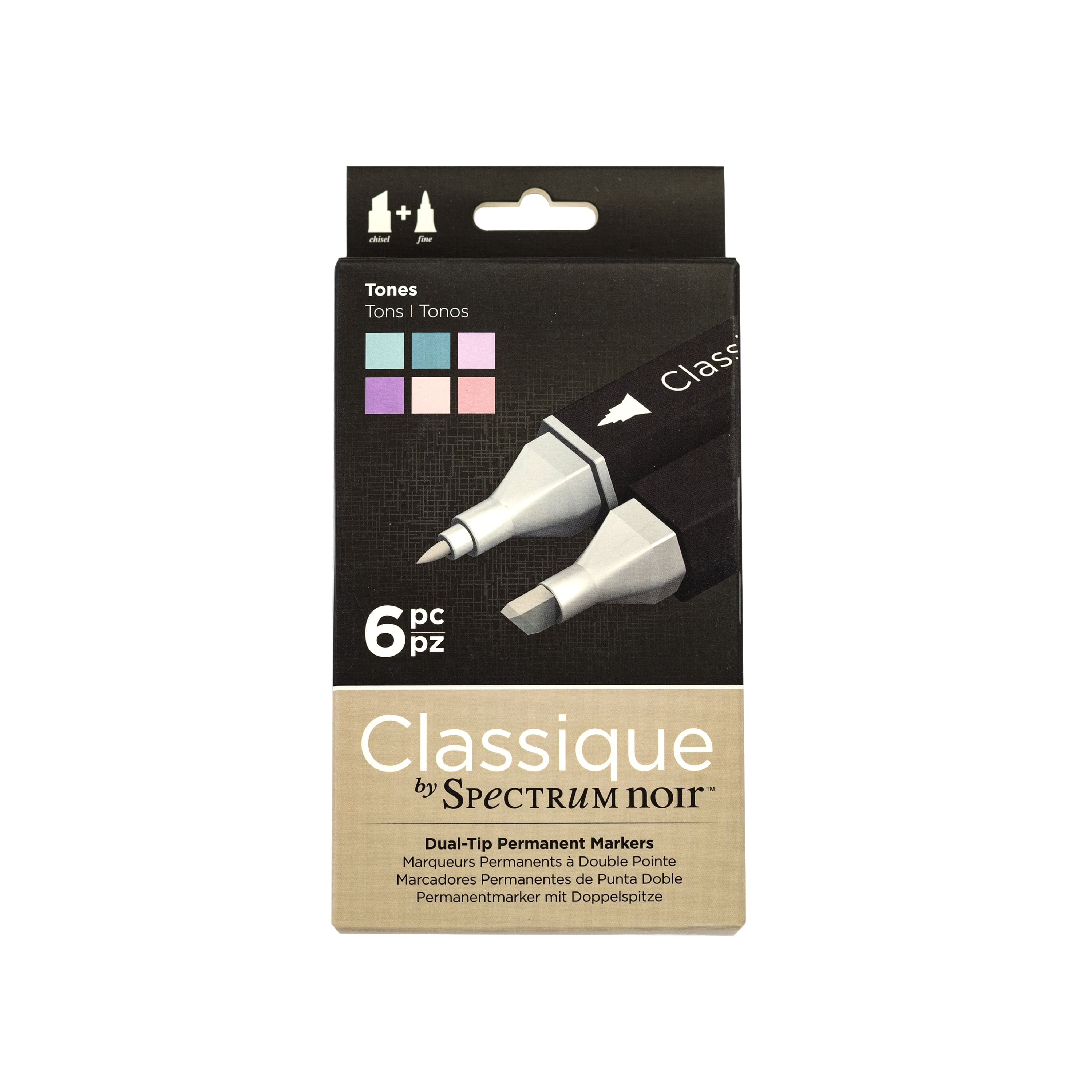 Spectrum Noir™ Classique Tones Dual Tip Marker Set