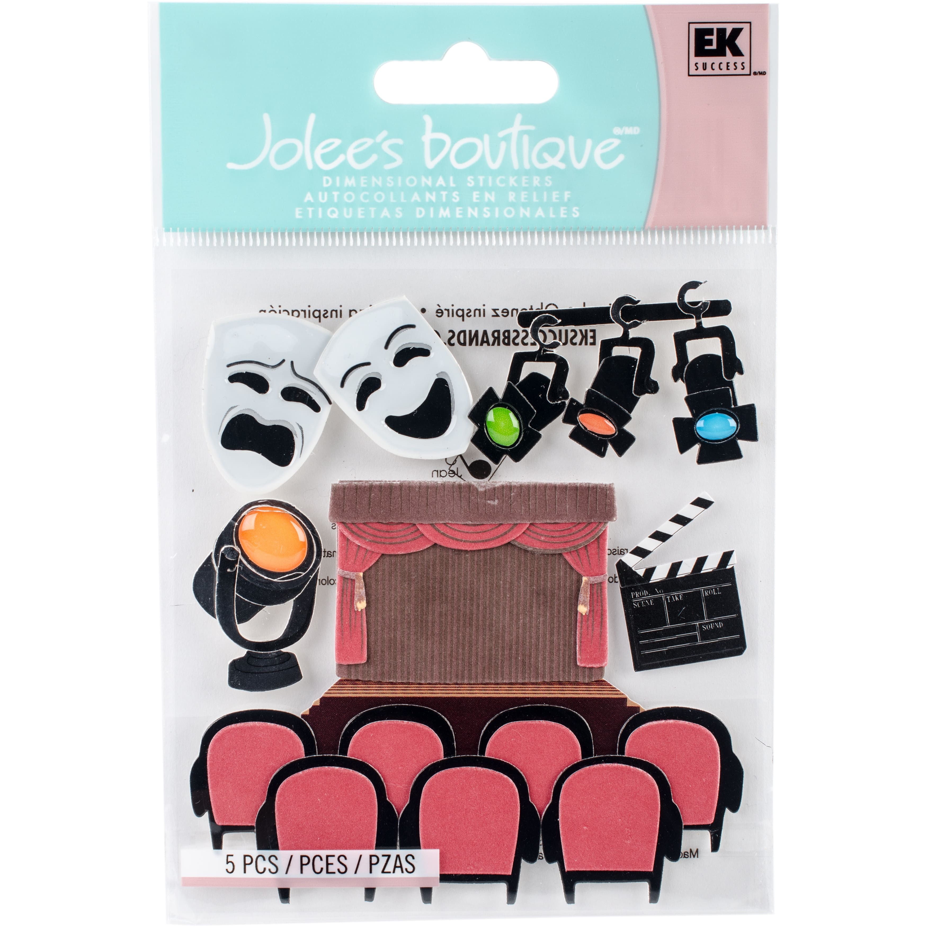 Jolee's Boutique Dimensional Stickers-Drama