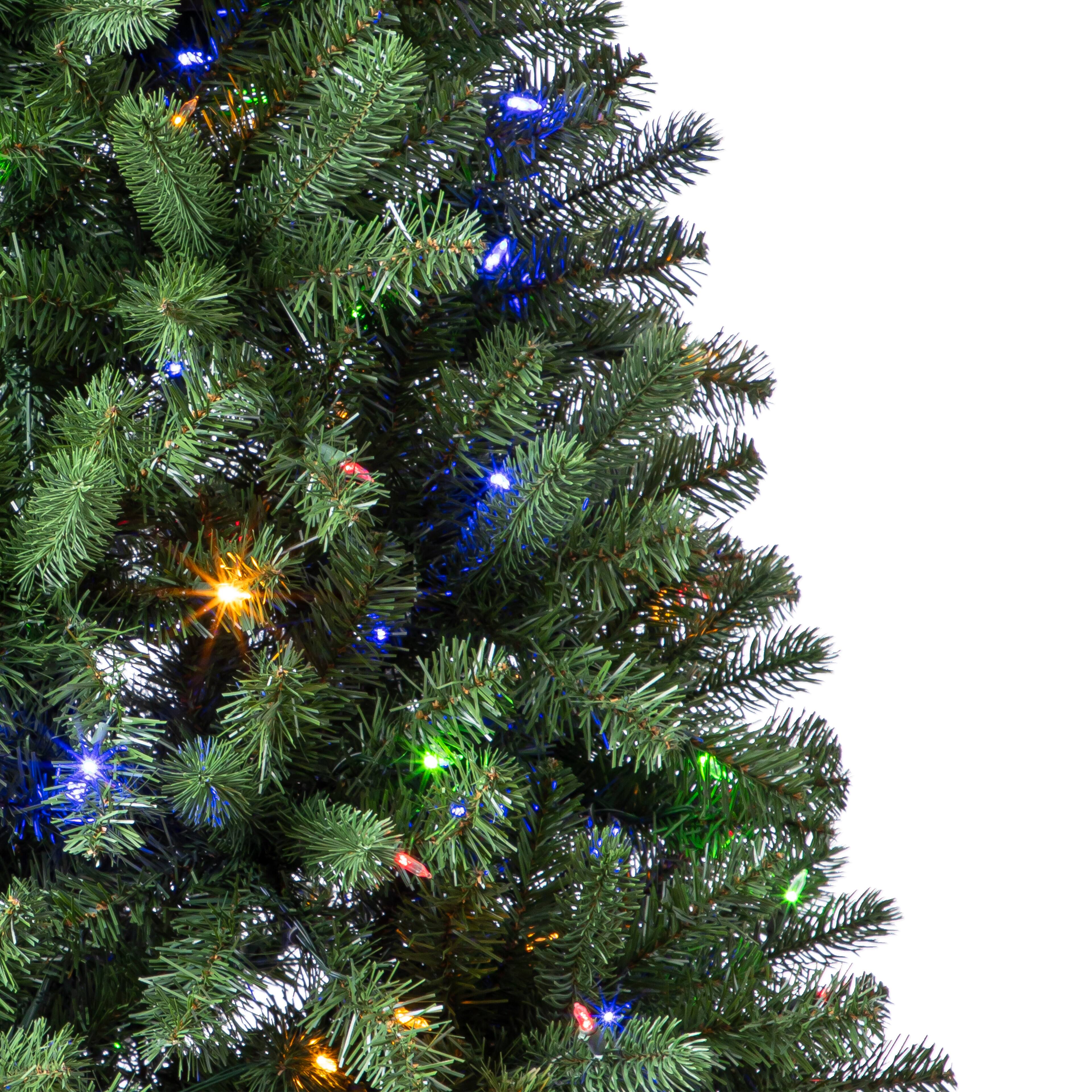7.5ft. Pre-Lit Whistler Pine Artificial Christmas Tree, Color Changing LED Lights by Ashland&#xAE;