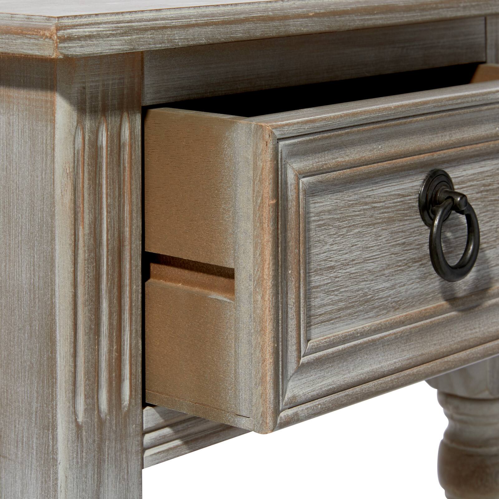 29" White Pine Farmhouse Accent Table