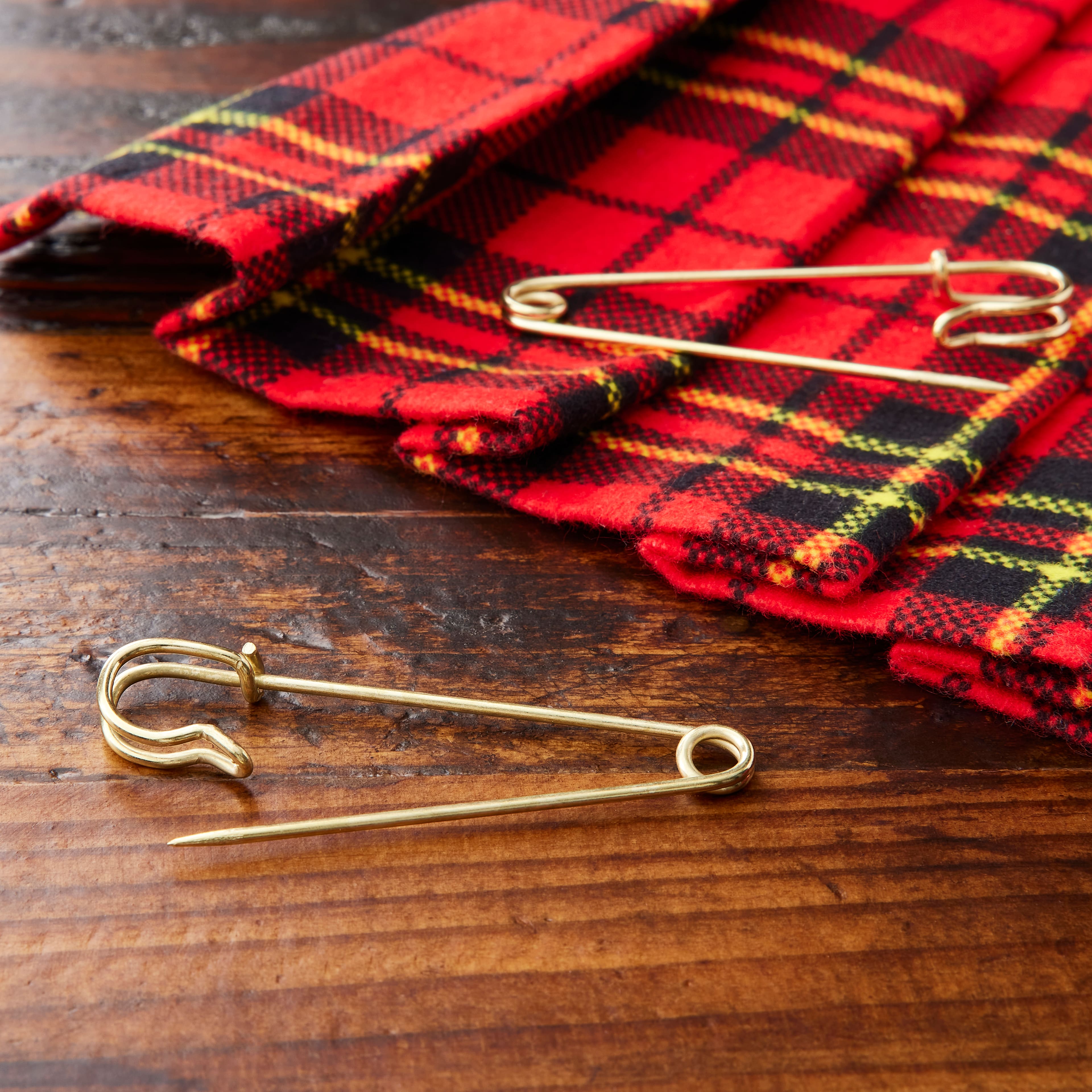 12 Packs: 2 ct. (24 total) 3" Skirt Pins by Loops & Threads™
