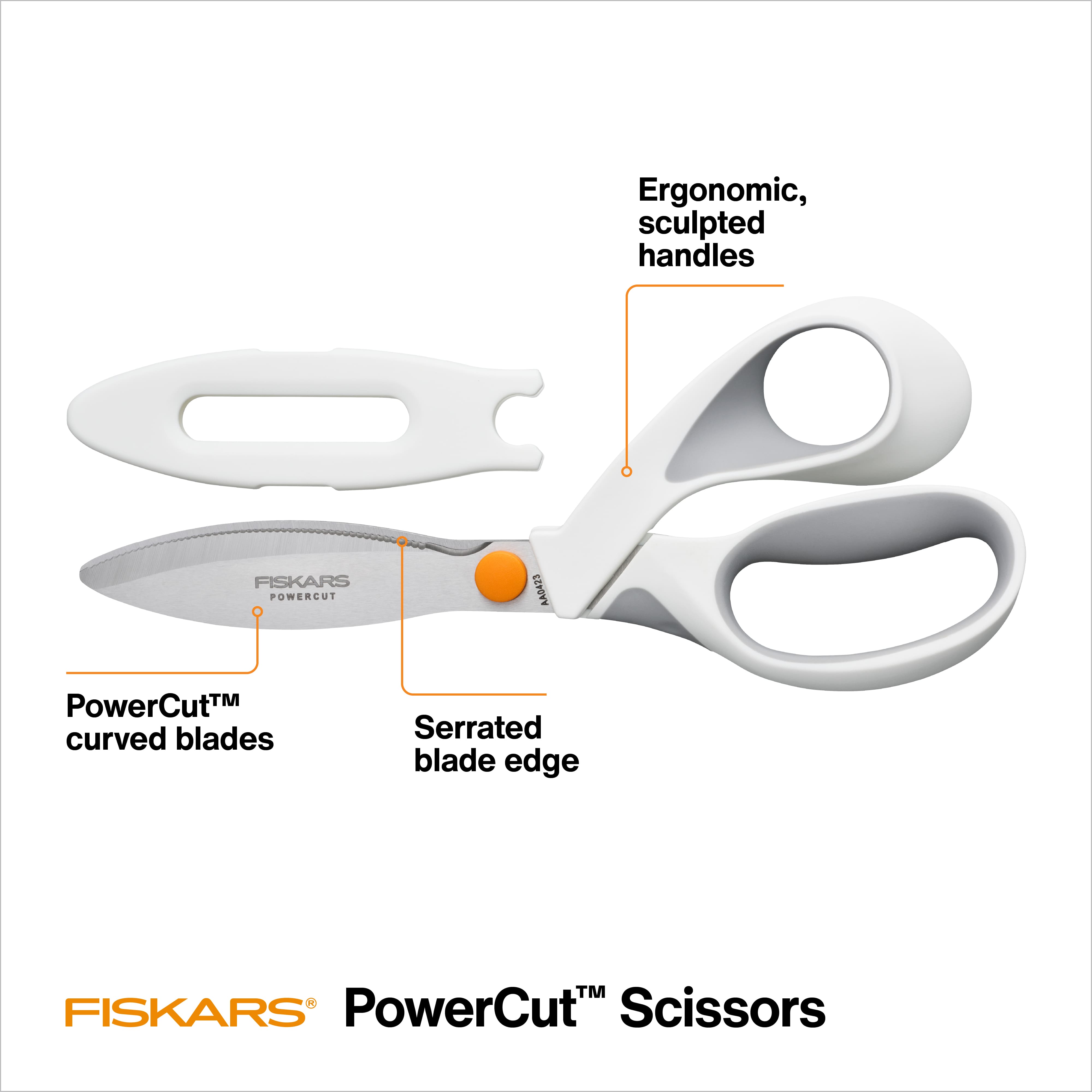 6 Pack: Fiskars® PowerCut™ 8" Scissors