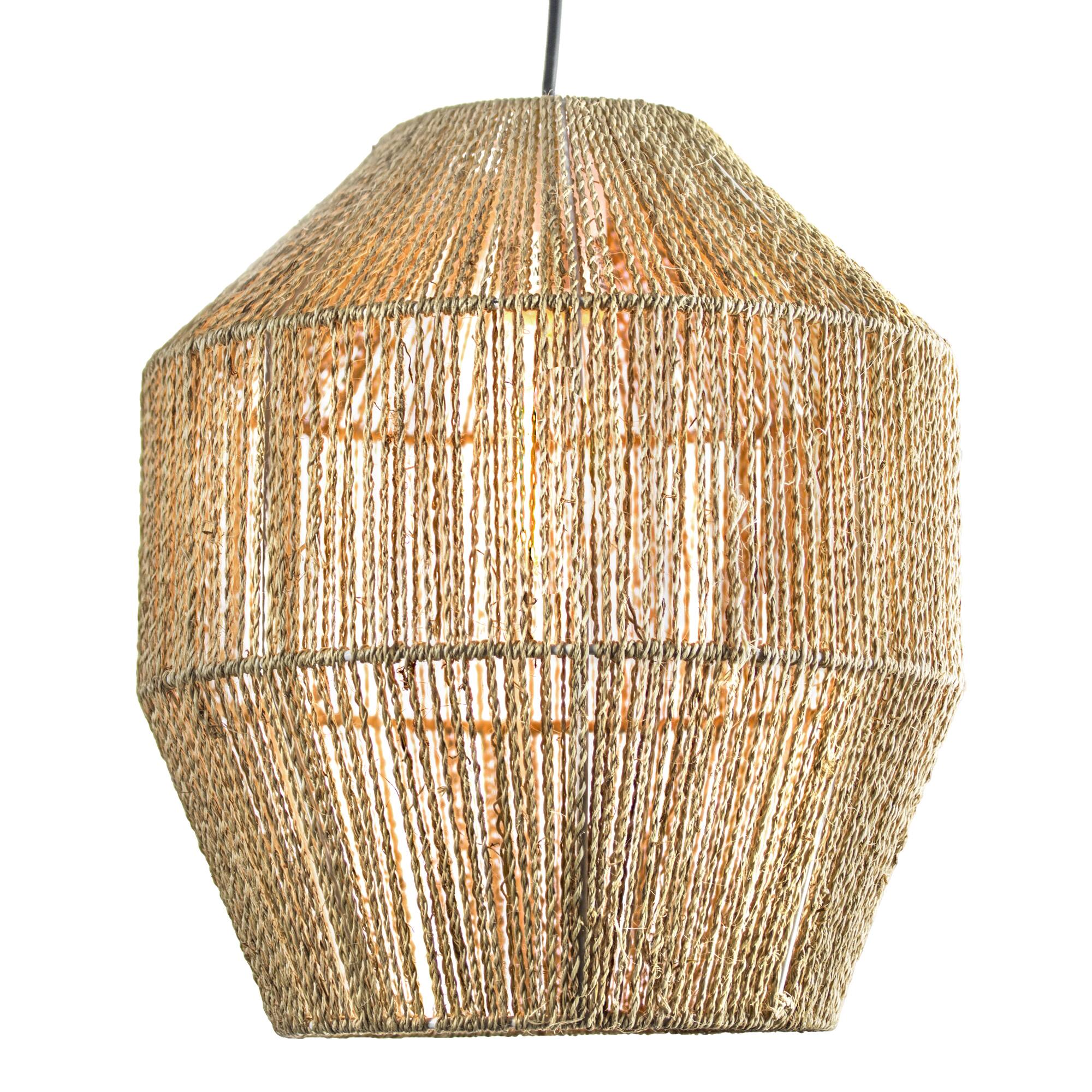 14'' Hemp Rope Pendant Lamp