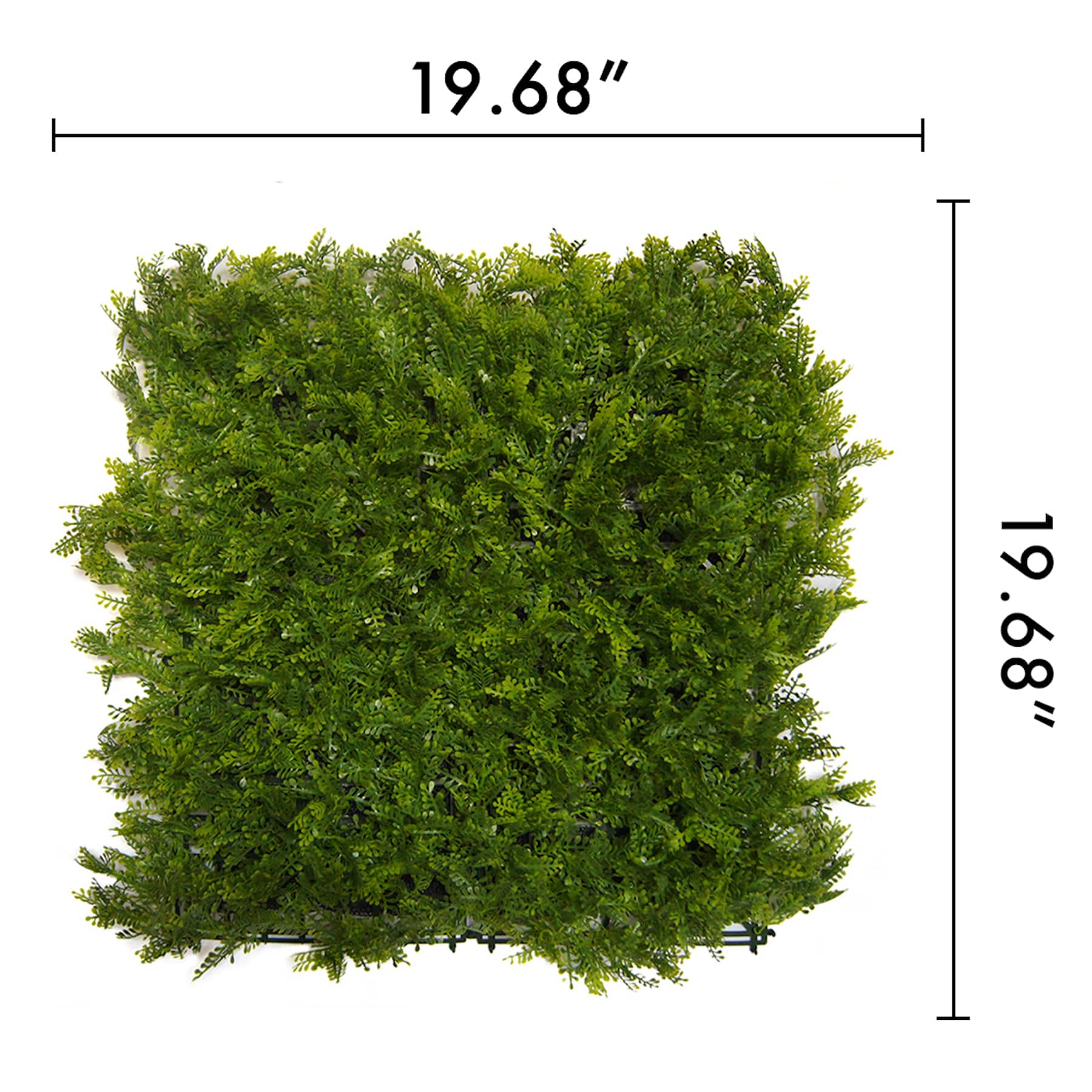 20&#x22; Fern Style Plant Living Wall Panels, 4ct.