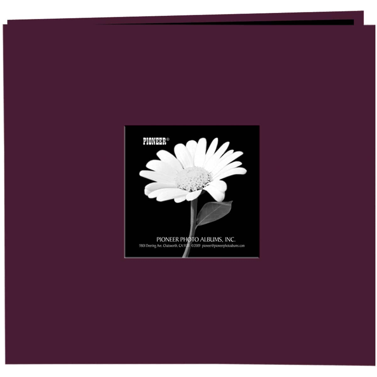 Pioneer® Book Cloth Cover Post Bound Album, 8" x 8"