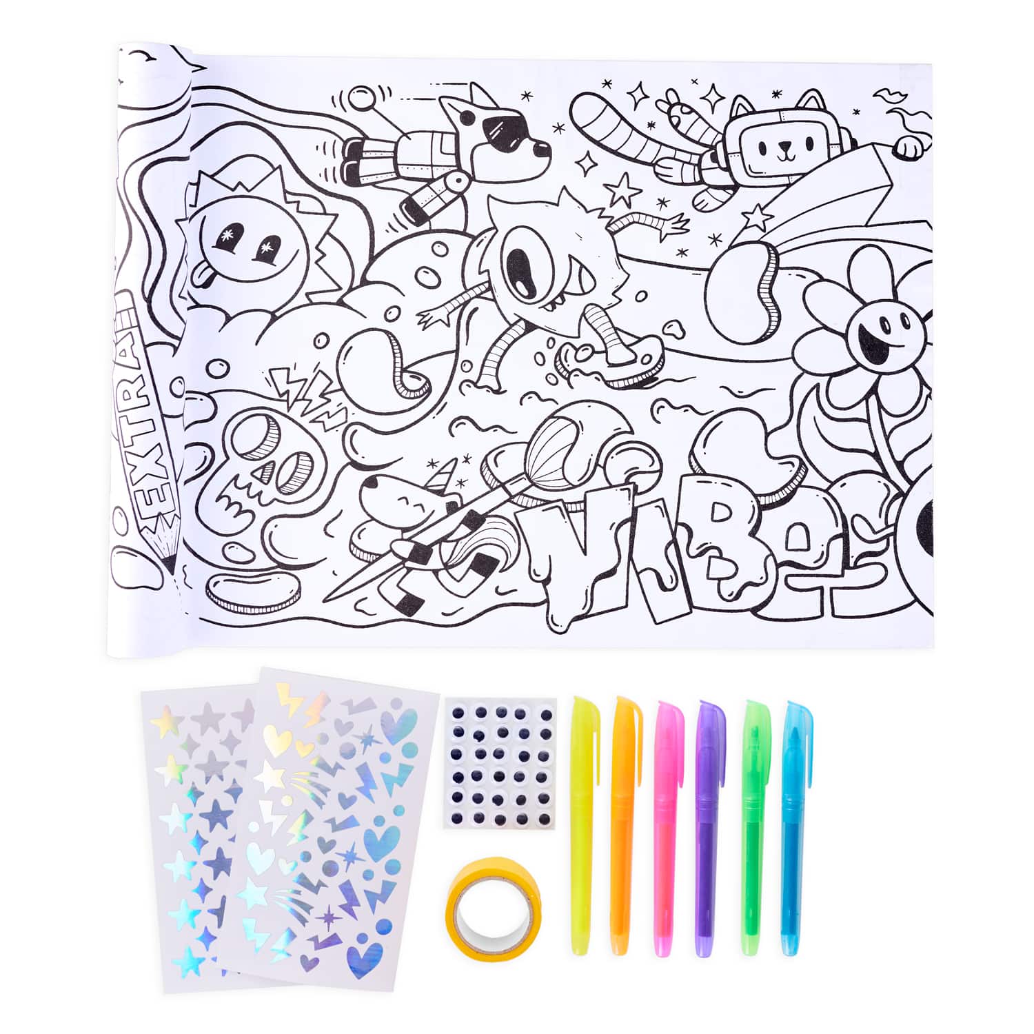 Faber-Castell&#xAE; Color In Mural Doodle Set