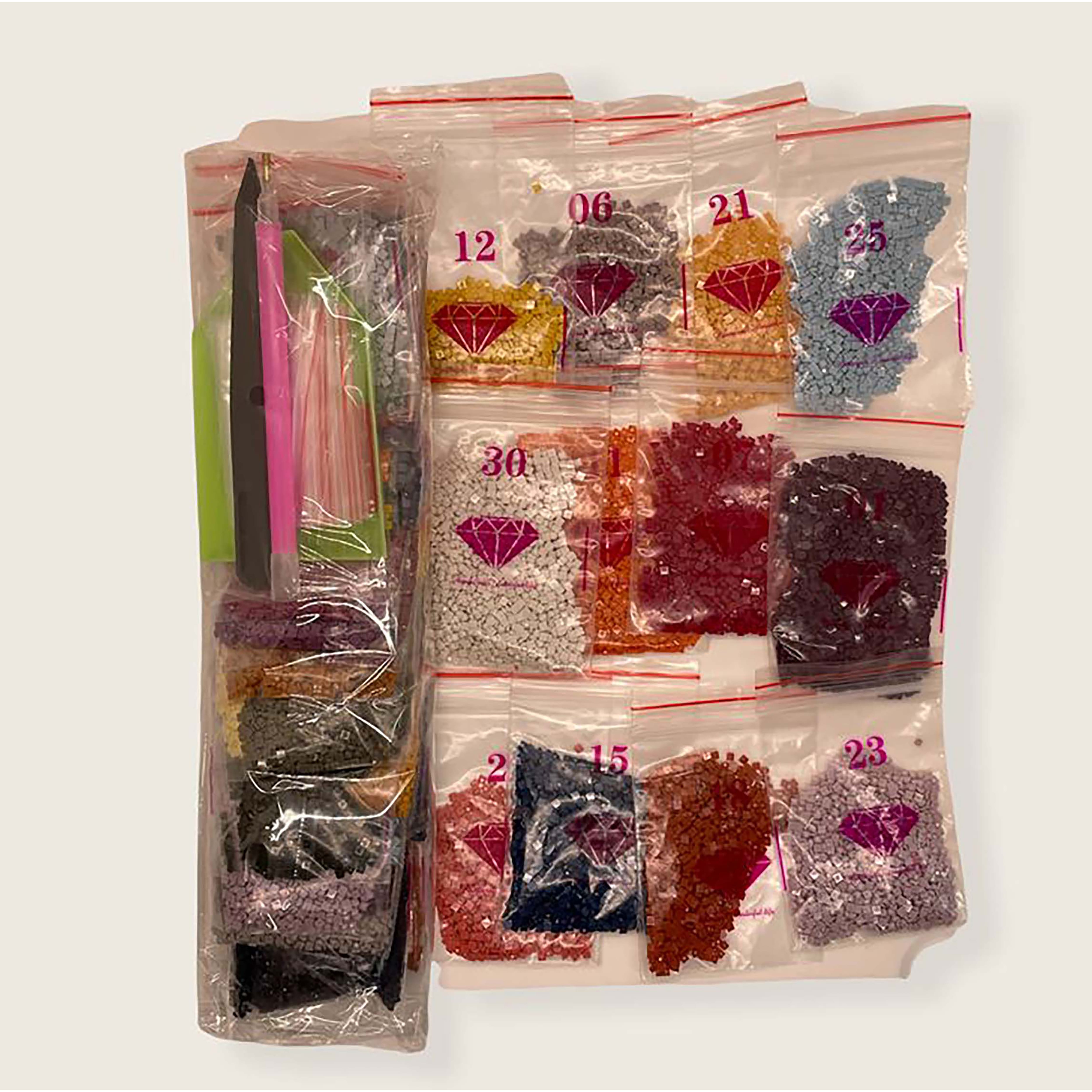 Sparkly Selections Piglet Eating Ice Cream Diamond Painting Kit, Round Diamonds