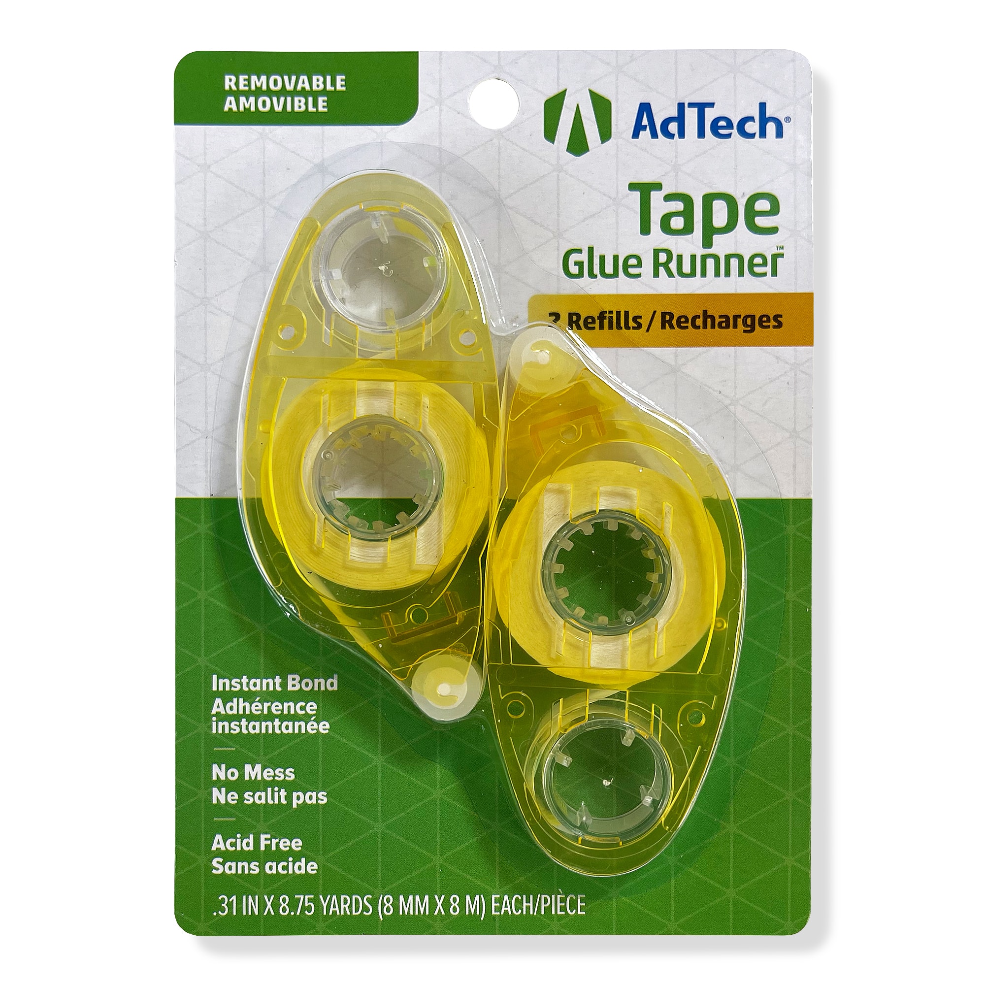 12 Packs: 2 ct. (24 total) AdTech® Tape Glue Runner™ Removable Refills