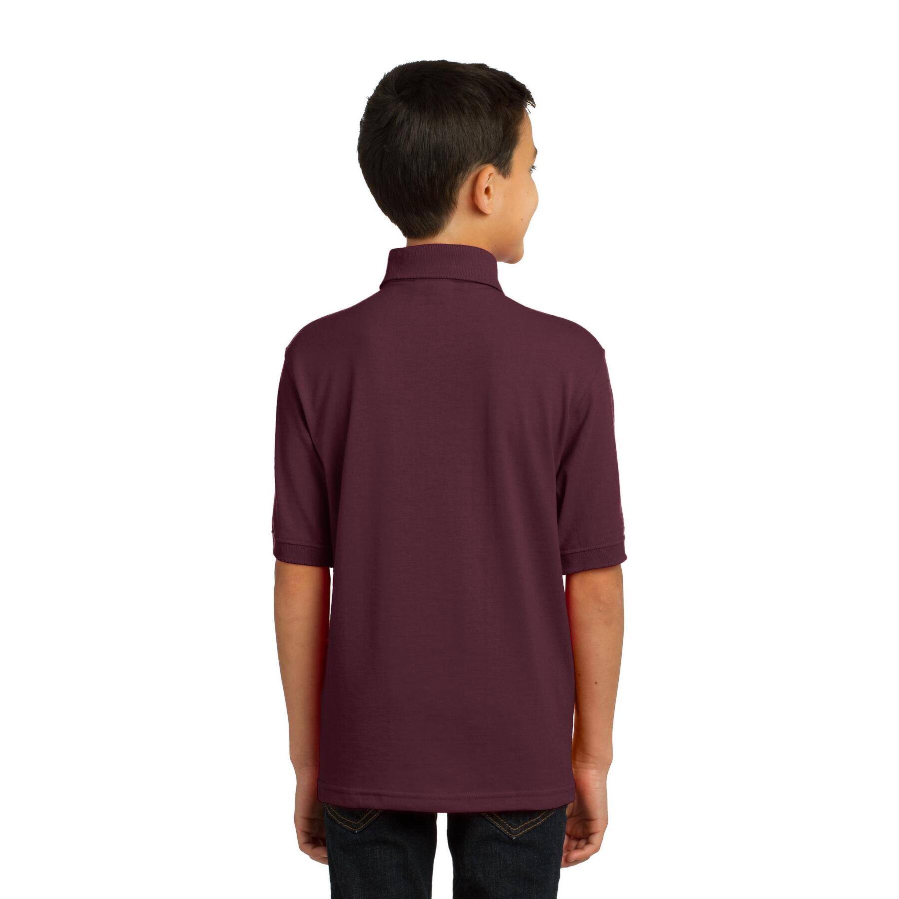 Port & Company® Youth Core Blend Jersey Knit Polo