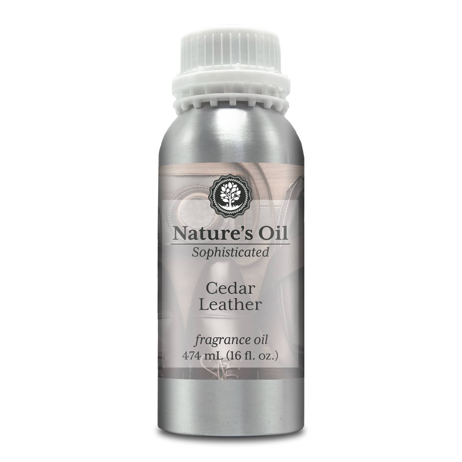 Unique Oils Cedar Leather Fragrance Oil 8 oz Standard