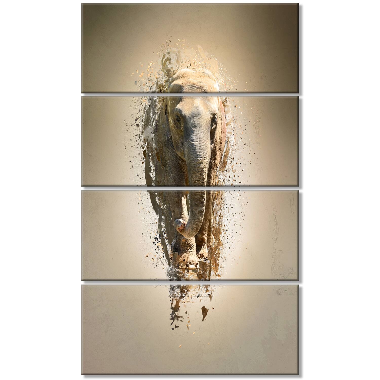 Designart - Mammoth Elephant Walking